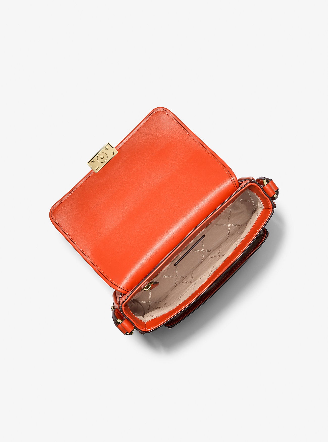 Bradshaw Medium Signature Logo Messenger Bag RED CLAY