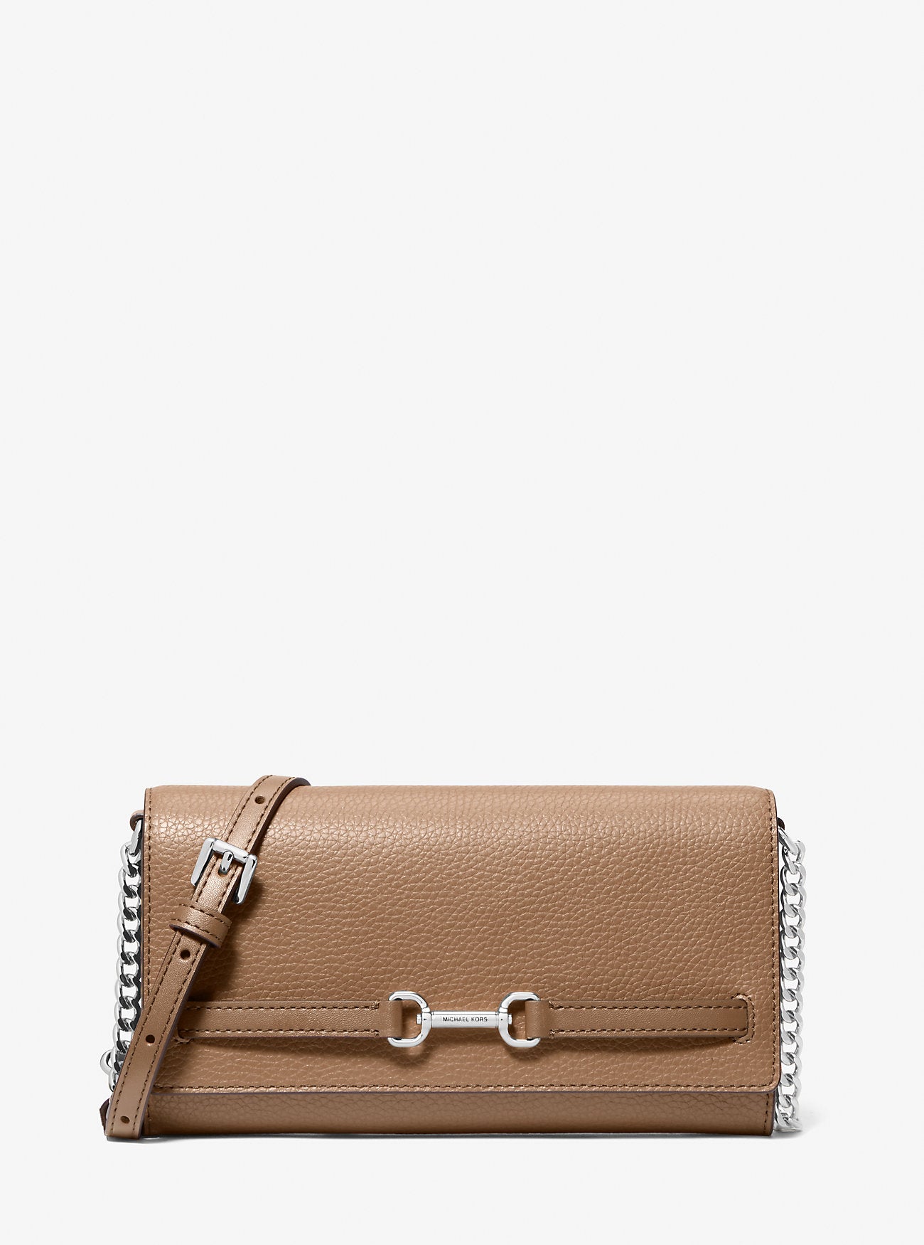 Carson Large Pebbled Leather Convertible Crossbody Bag