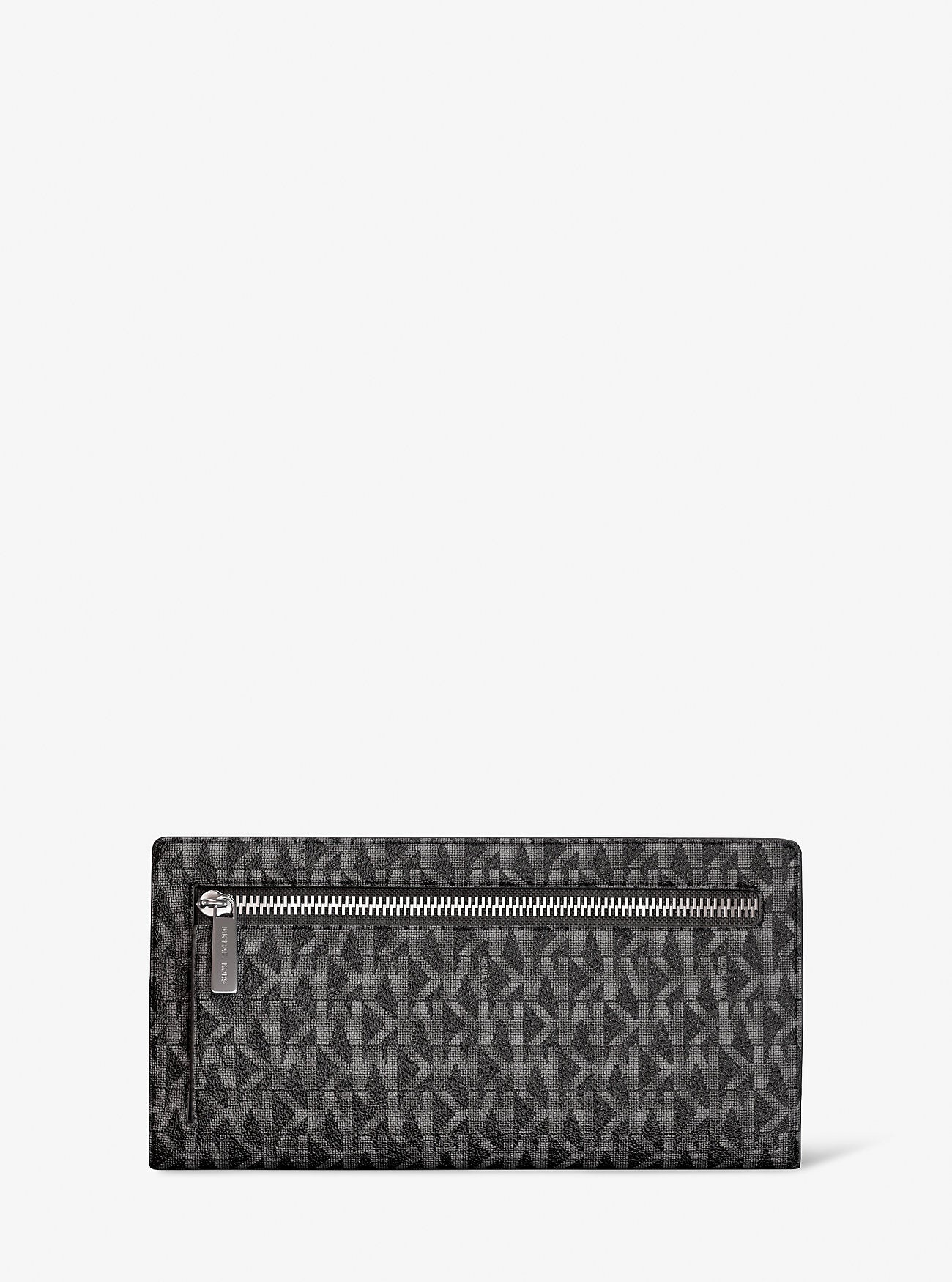 Carson Large Signature Logo Wallet BLACK