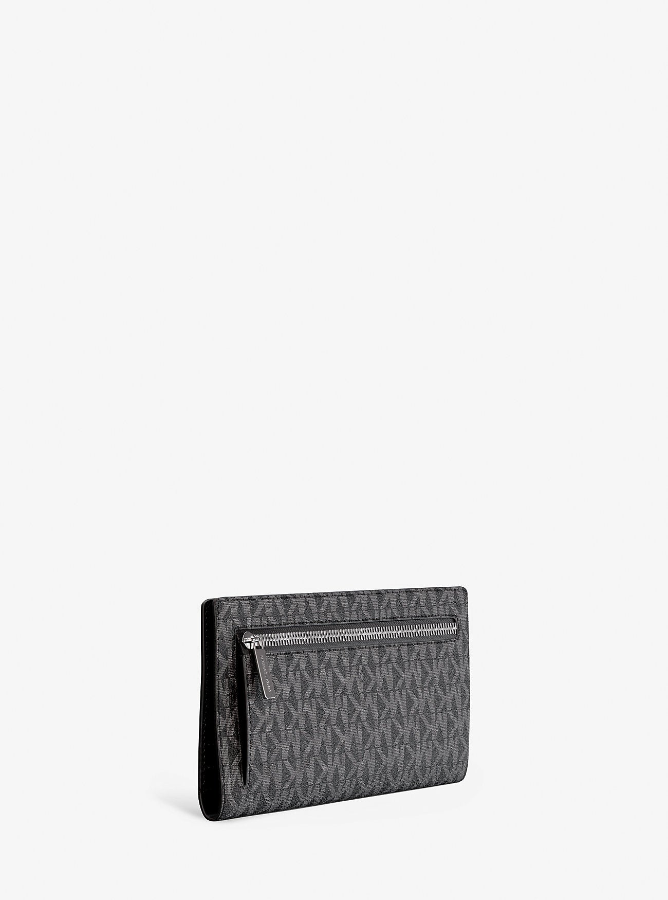 Carson Large Signature Logo Wallet BLACK