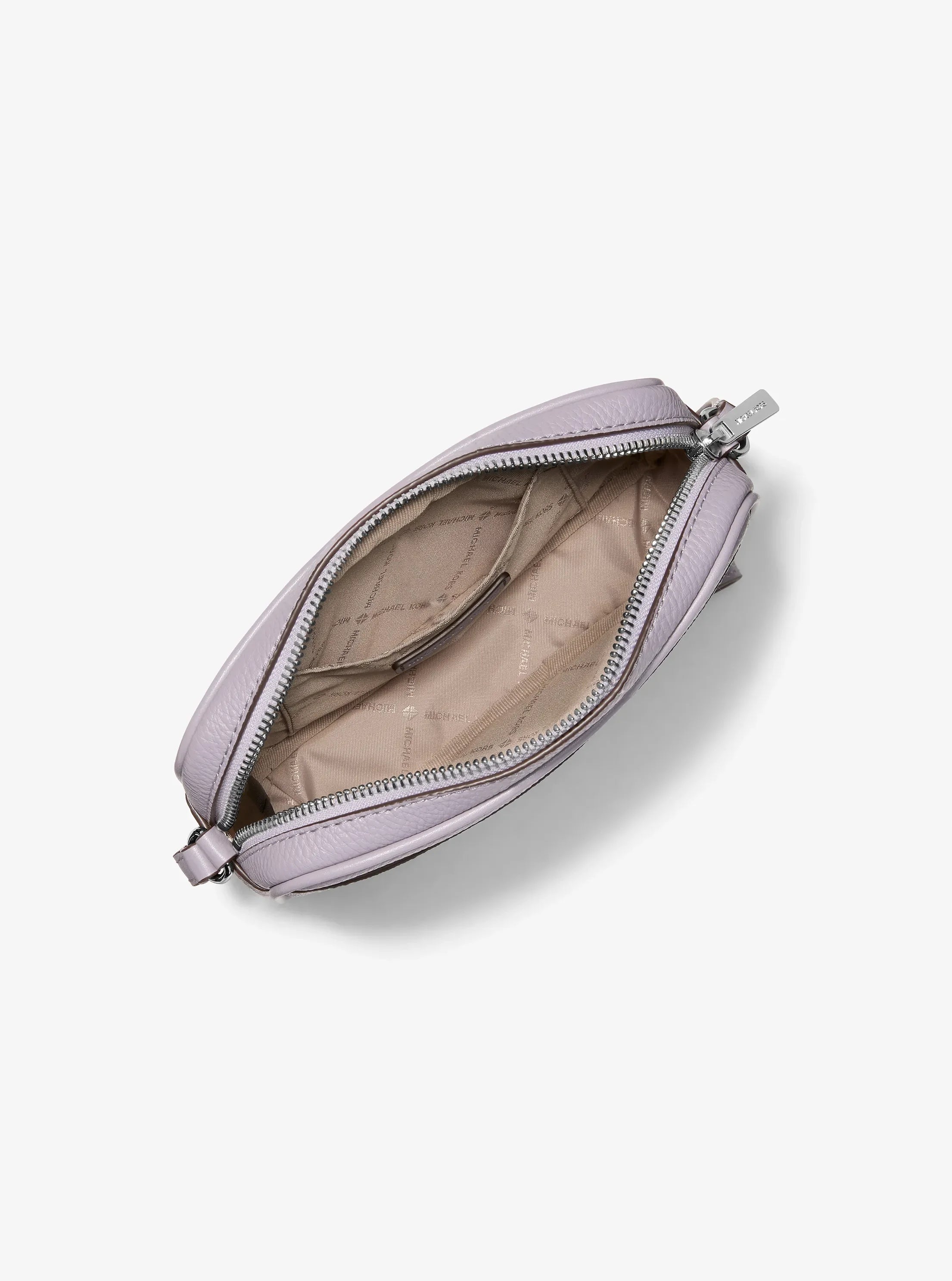 Michael Kors Jet Set Travel Small Signature Logo Camera Crossbody Bag 'Lilac'