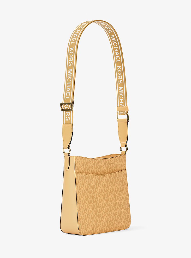 Michael Kors Jet Set Small Signature Logo Crossbody Bag 'Honeywheat'