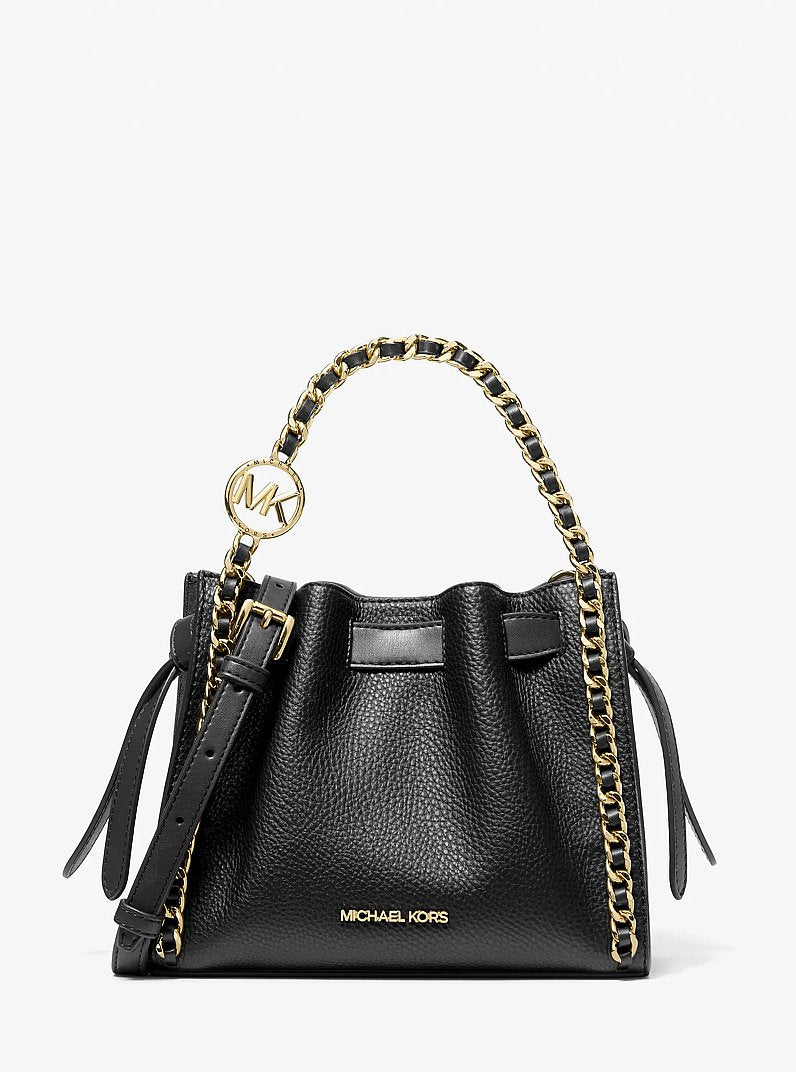 Michael Kors Mina Small Chain Crossbody Bag 'Black'