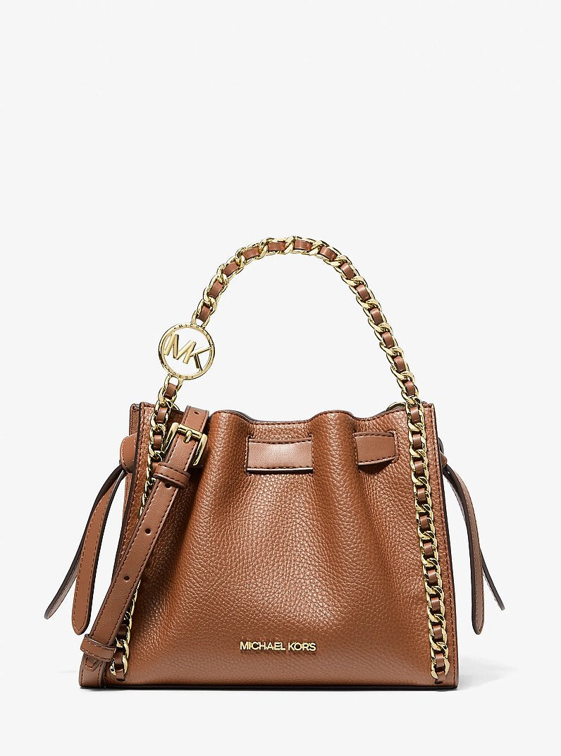 Michael Kors Mina Small Chain Crossbody Bag 'Luggage'
