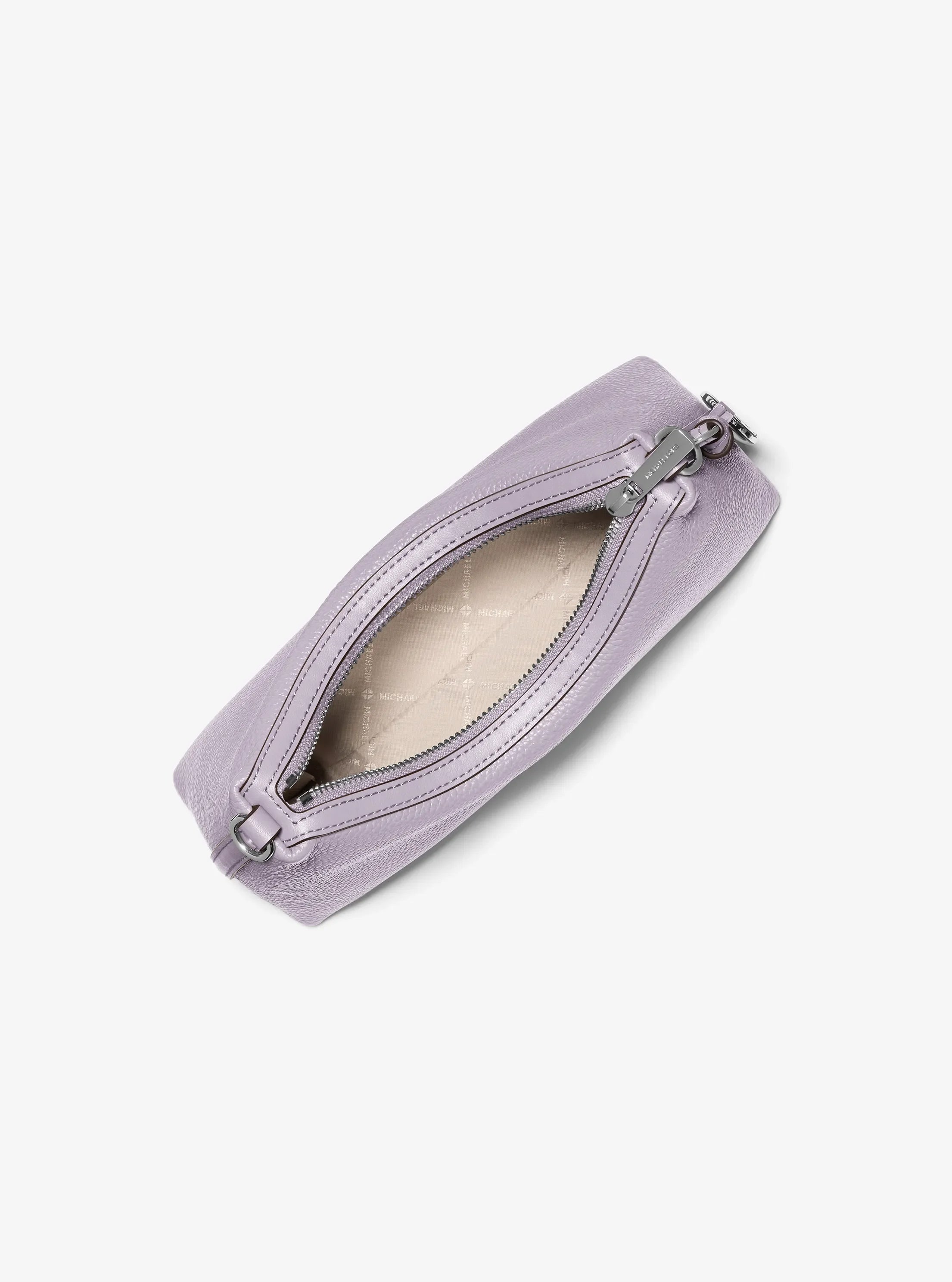 Michael Kors Sammy Small Pebbled Leather Convertible Crossbody Bag 'Lilac'
