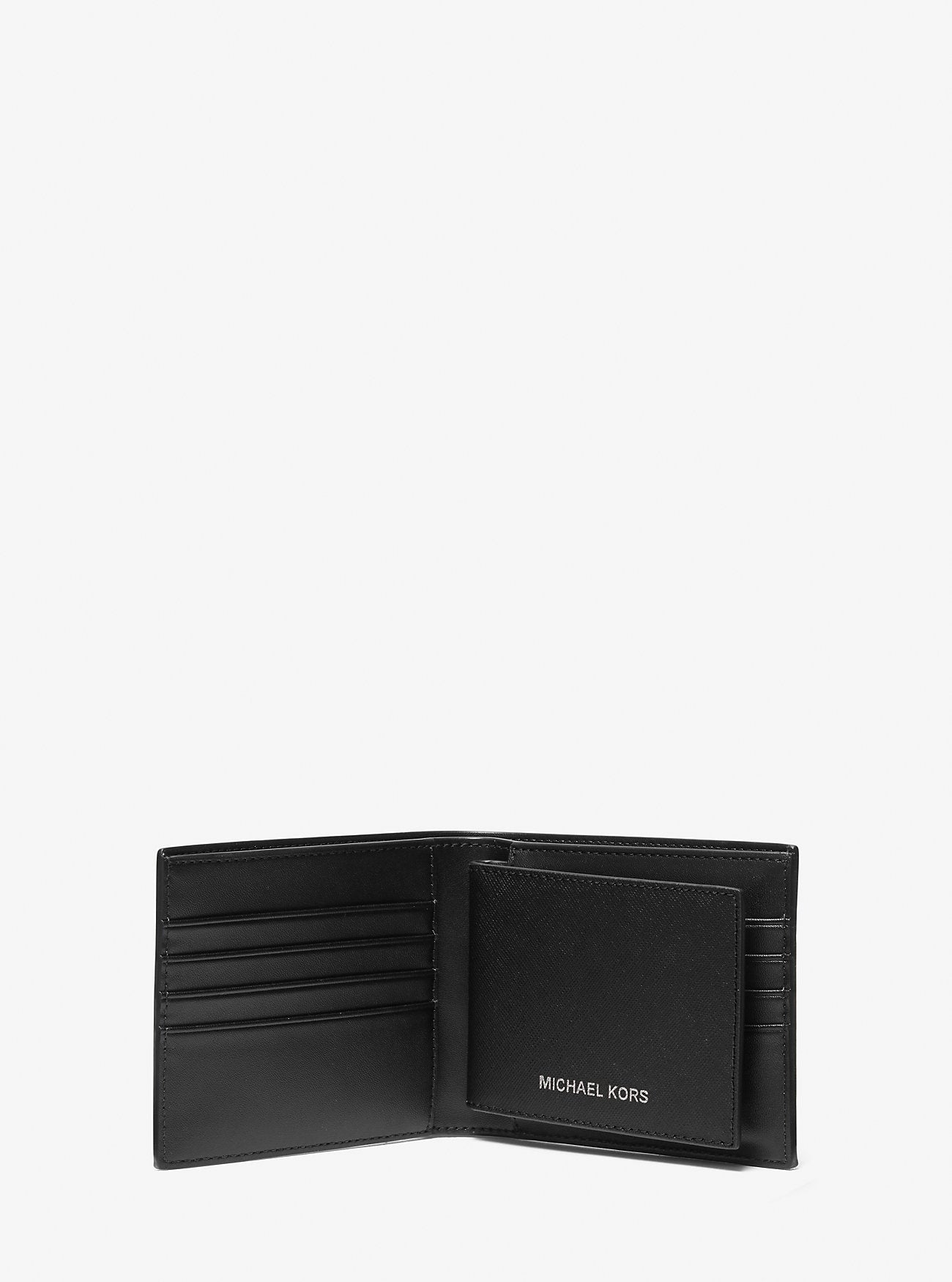 Varick Saffiano Leather Billfold Wallet With Passcase