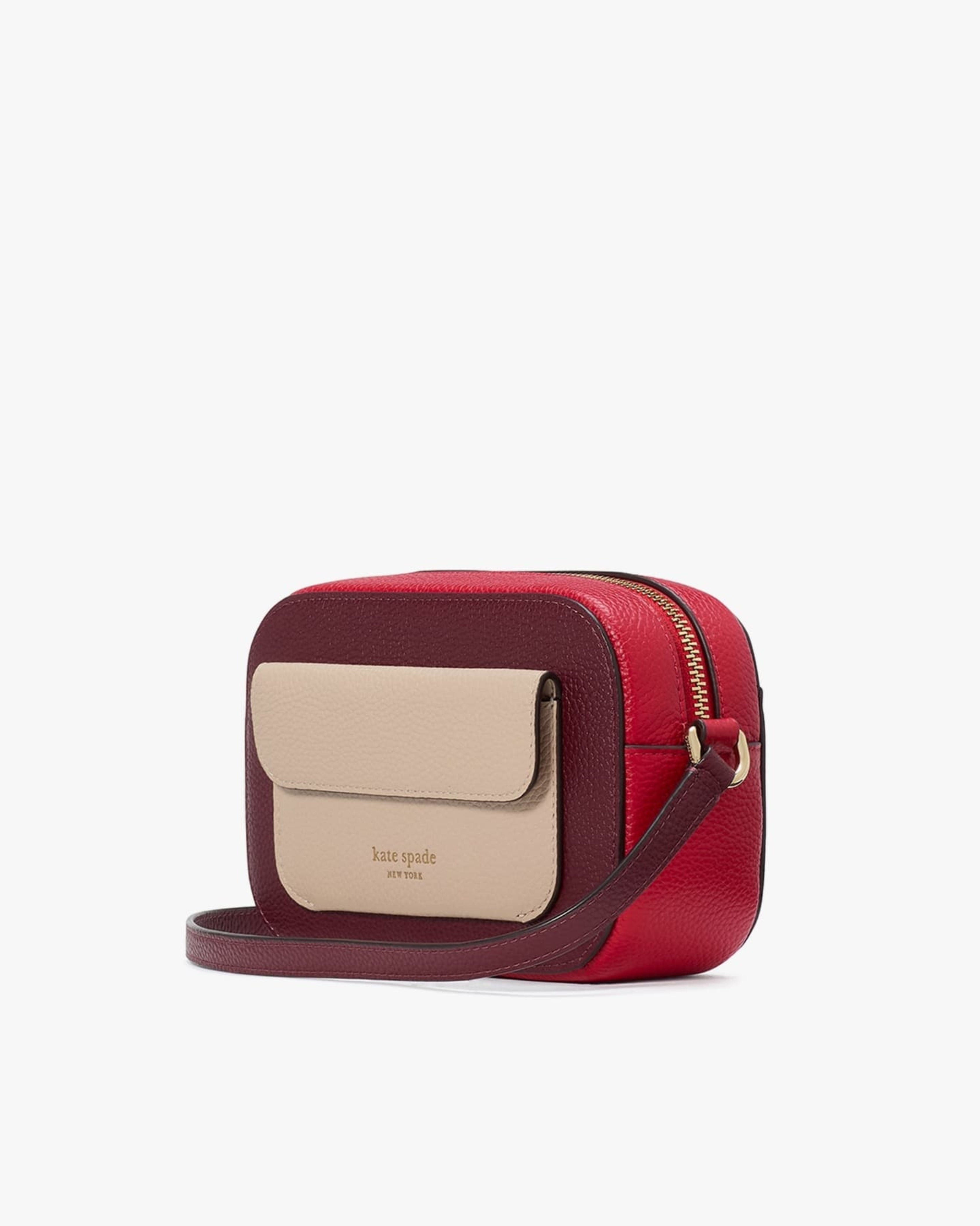 Kate Spade Ava Colorblocked Crossbody 'Cherry Juice Multi'