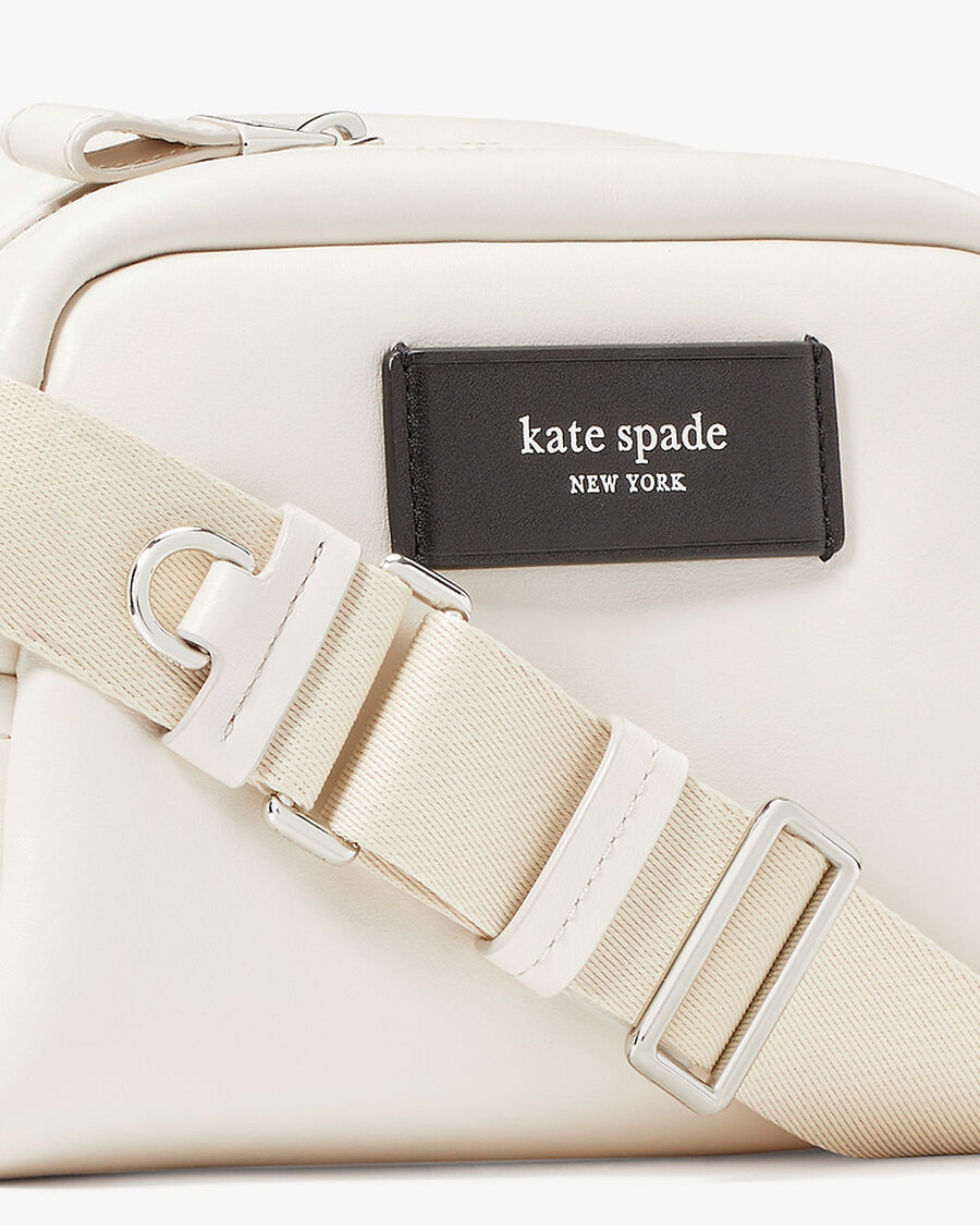 Kate Spade Puffed Small Crossbody Parchment