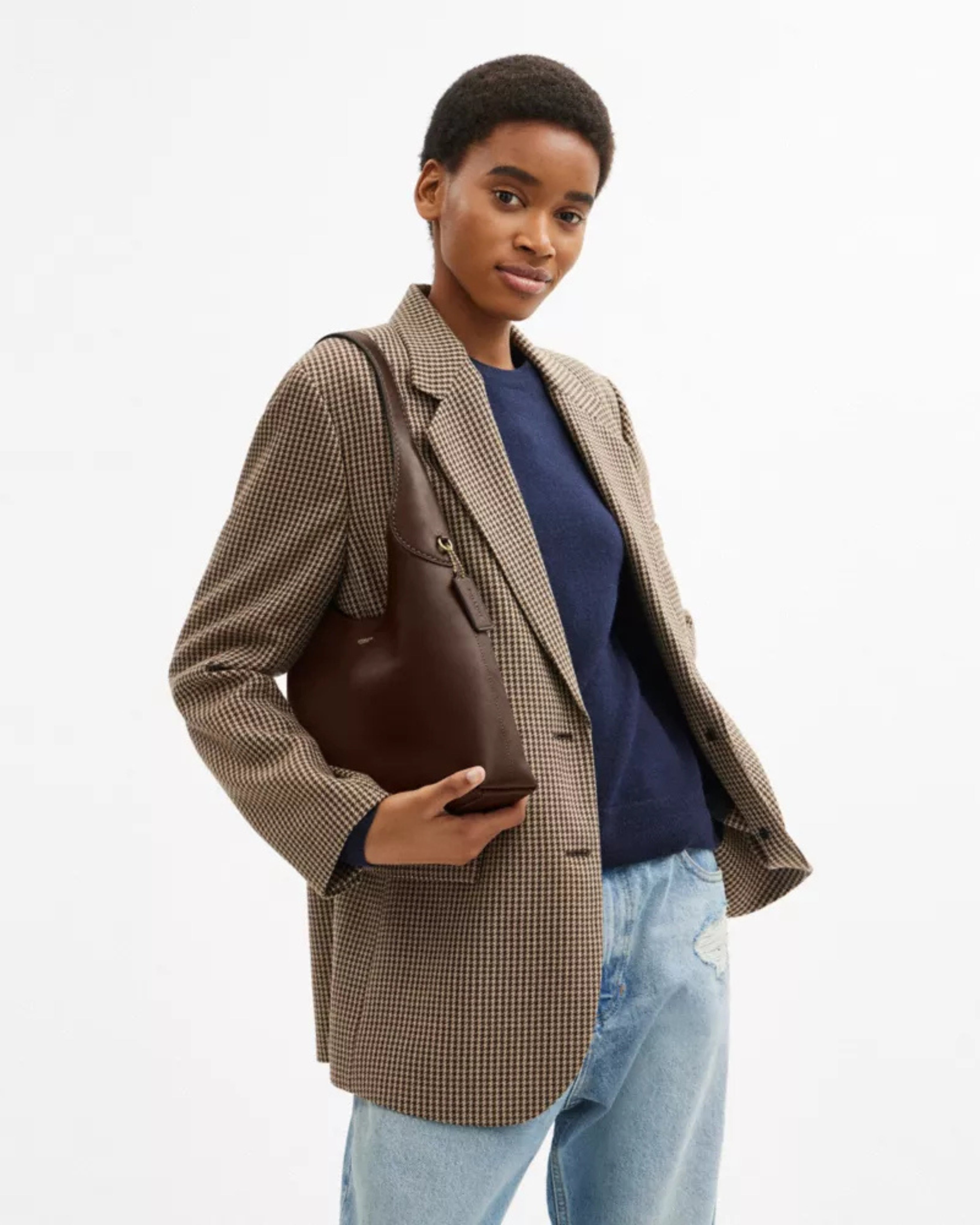 Coach Brooklyn Shoulder Bag 28 'Natural Grain Leather Brass Maple'