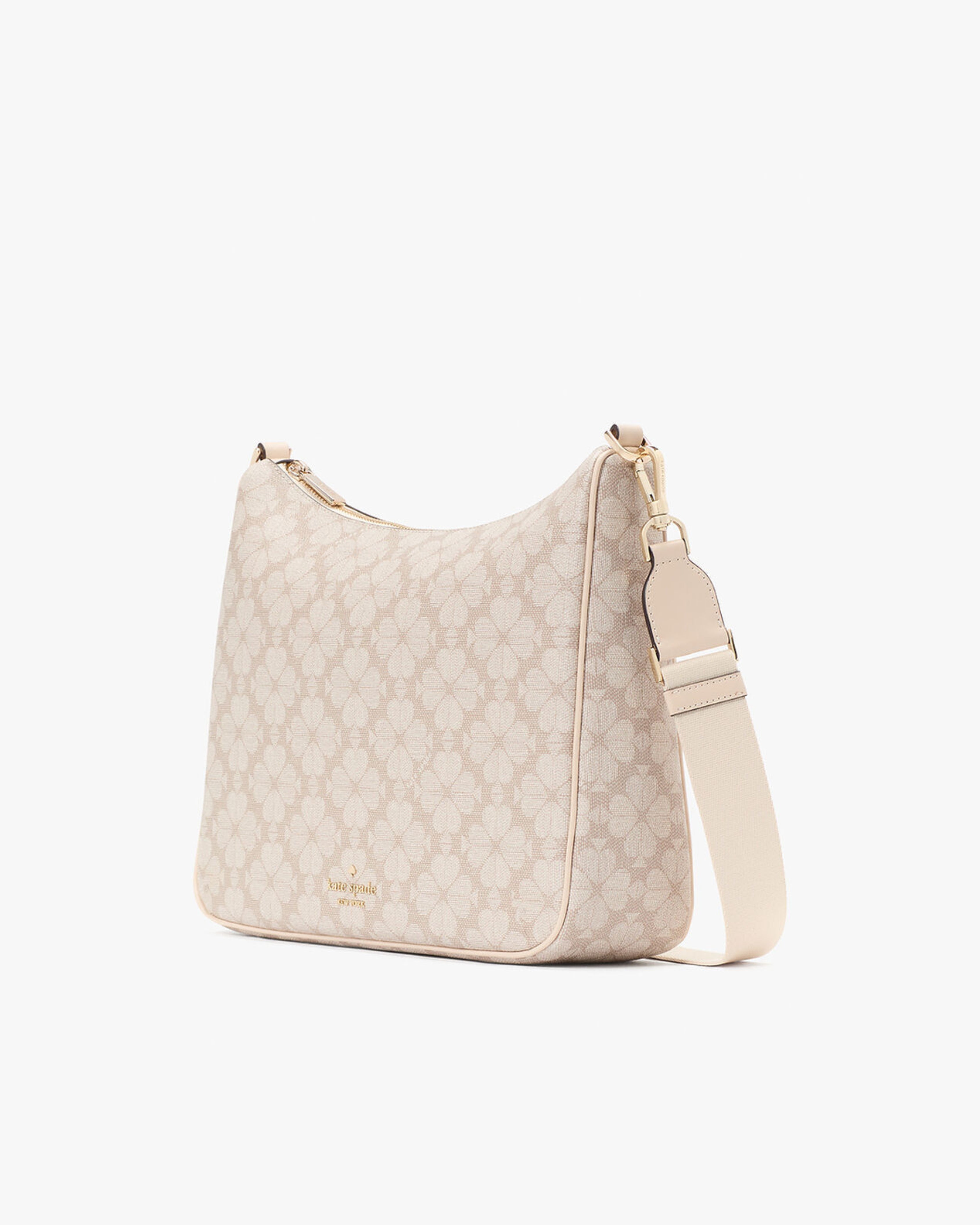 Kate Spade Spade Flower Large Crossbody With Pouch 'Dark Beige Multi'