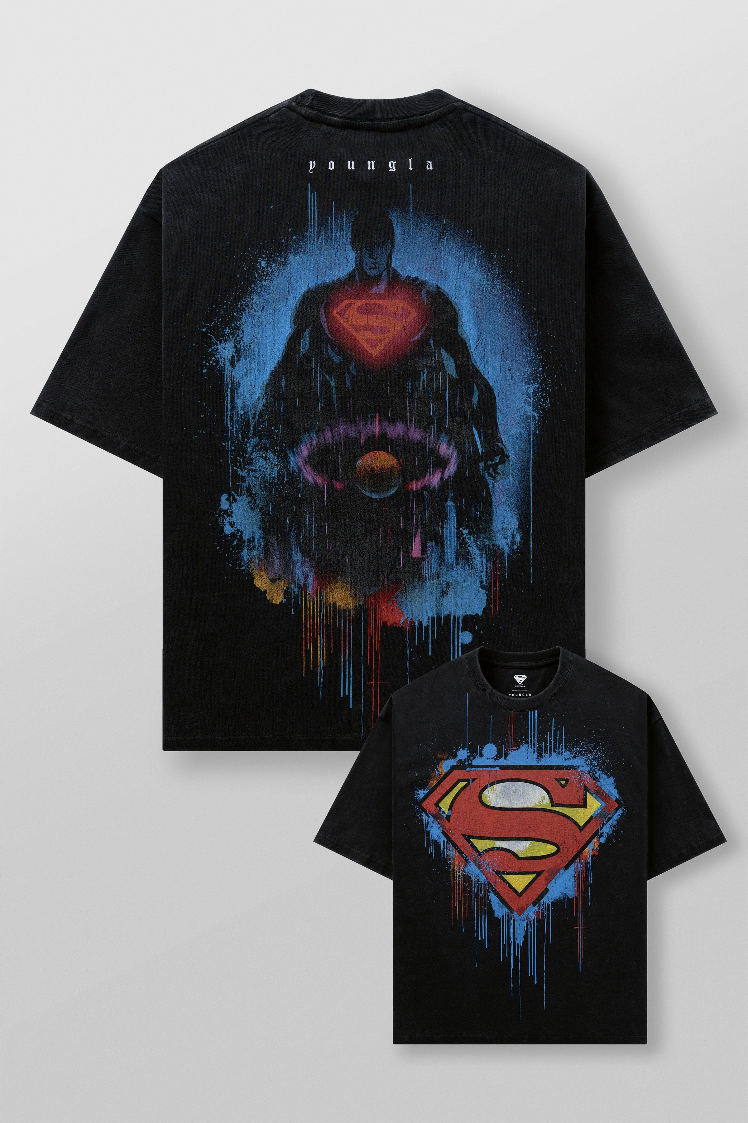 Young La 4044 - Superman Graphic Tees 'The Painting'
