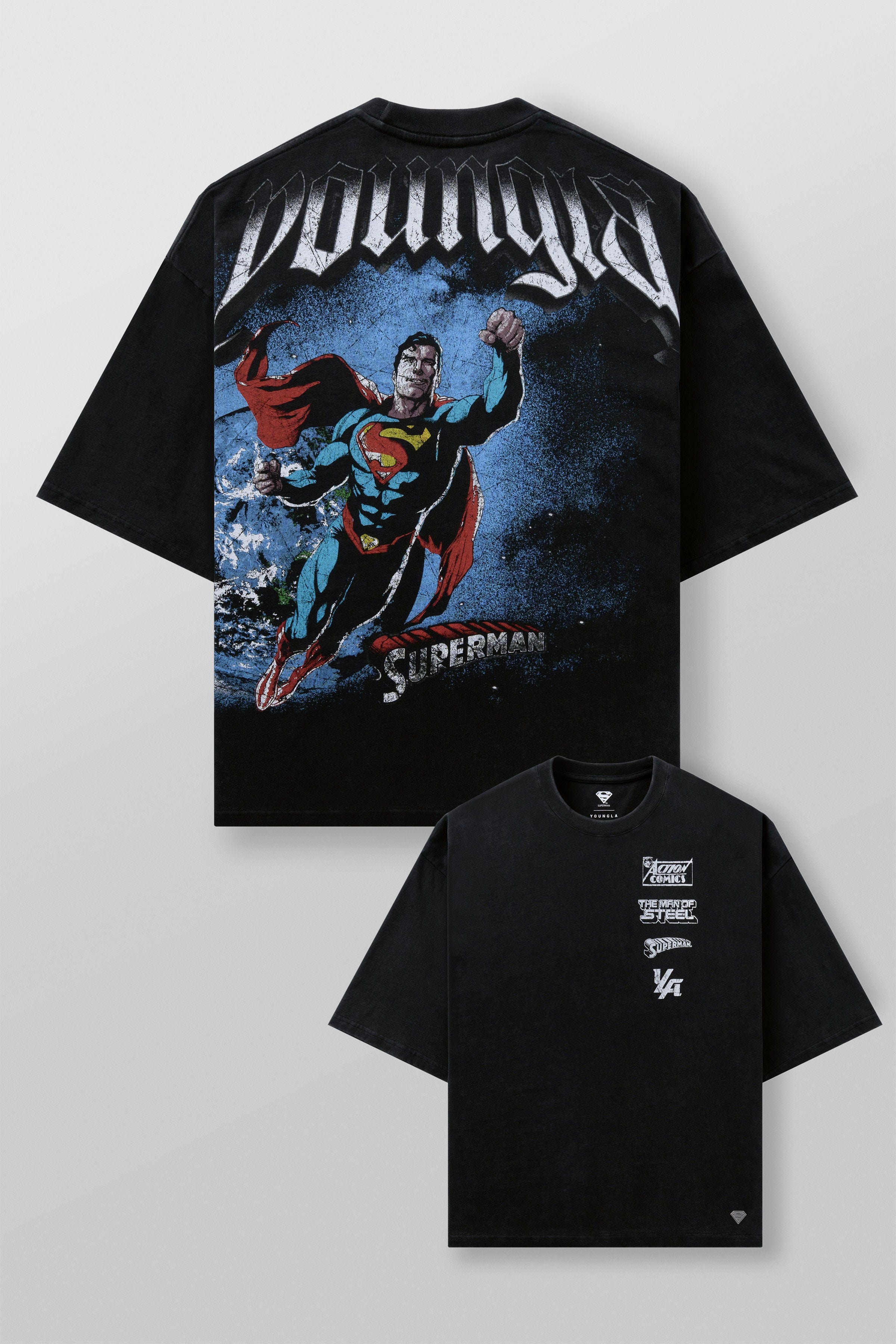 YoungLA 4064 - Superman Huge Tees 'Man of Steel'