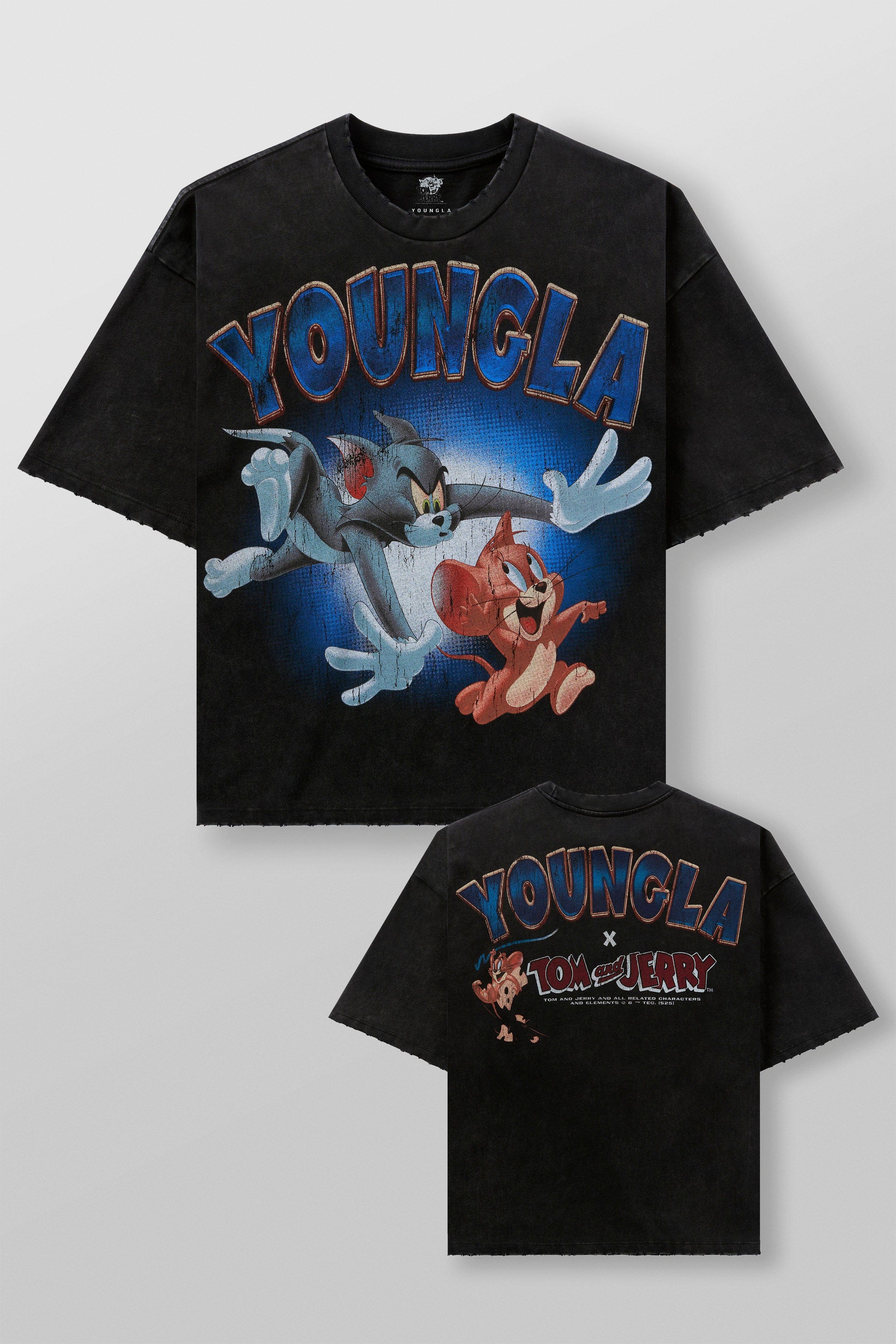 Young La 4082 - Tom & Jerry Tees 'Monochrome'