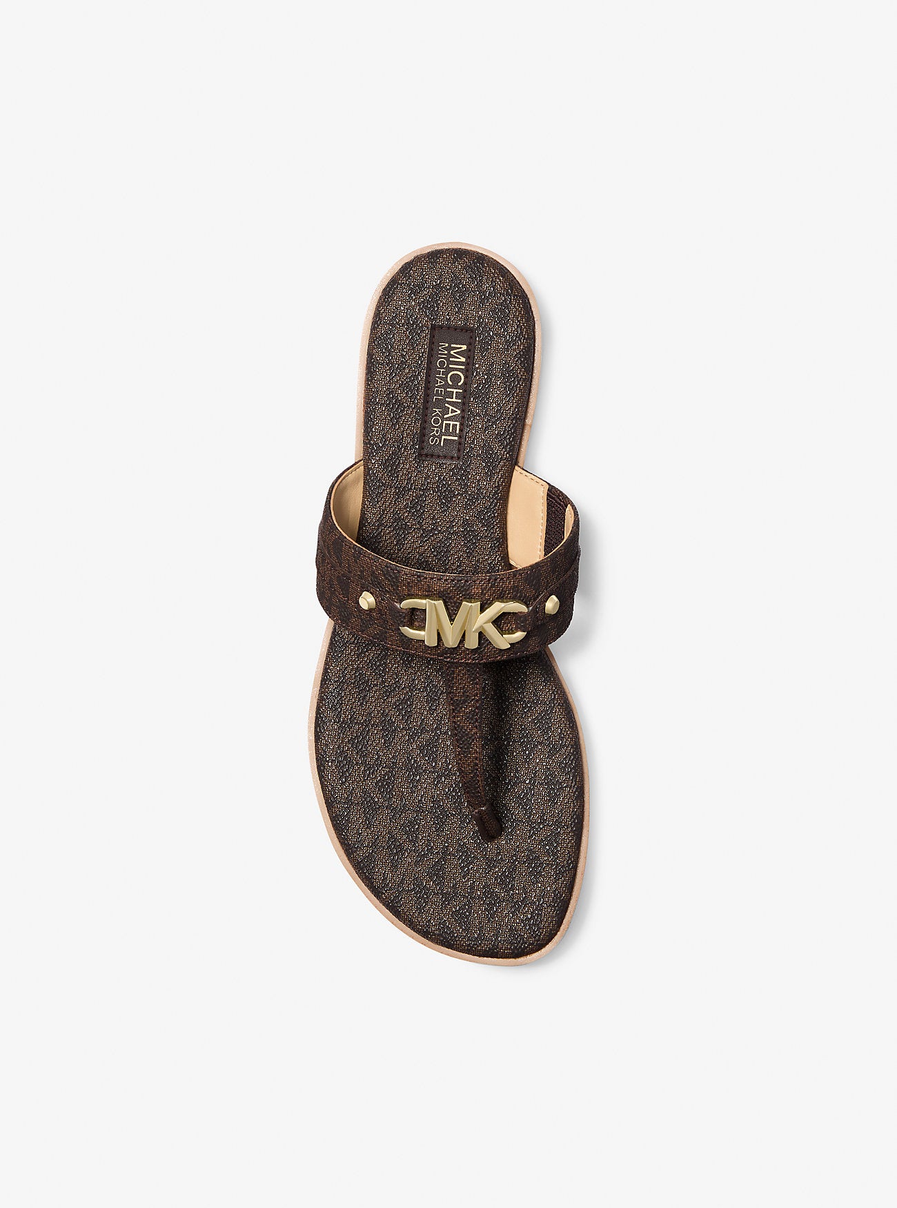 Farrah Signature Logo Sandal BROWN