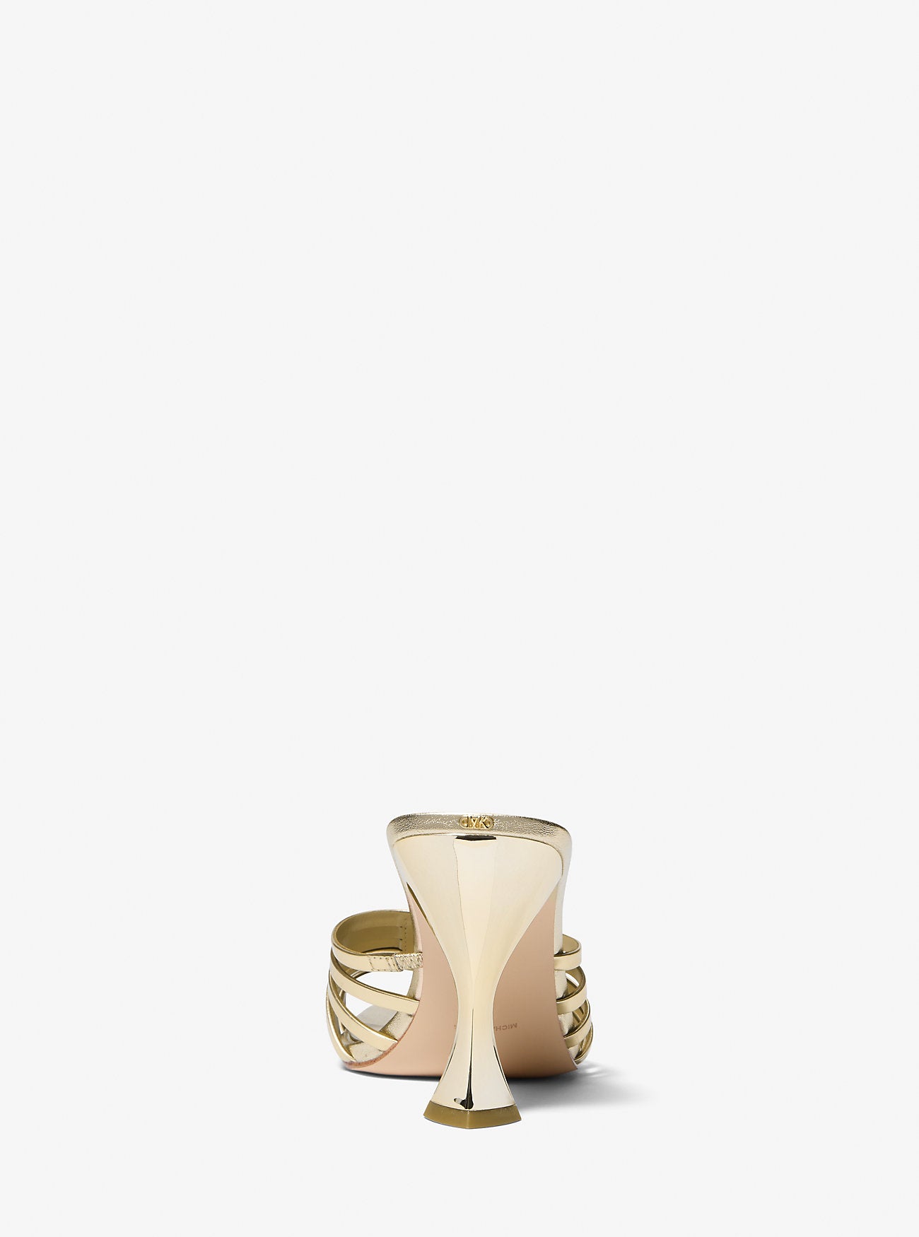 Haisley Metallic Leather Sandal PALE GOLD