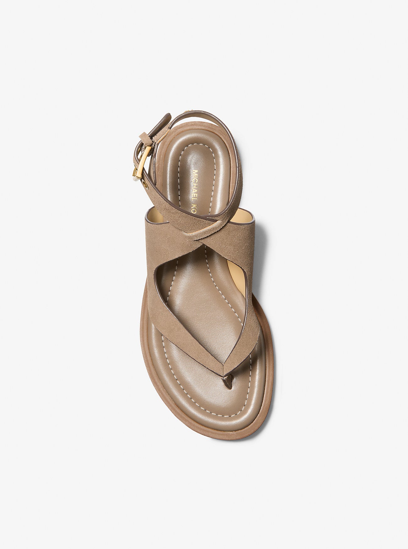 Irene Suede Wrap Sandal BIRCH