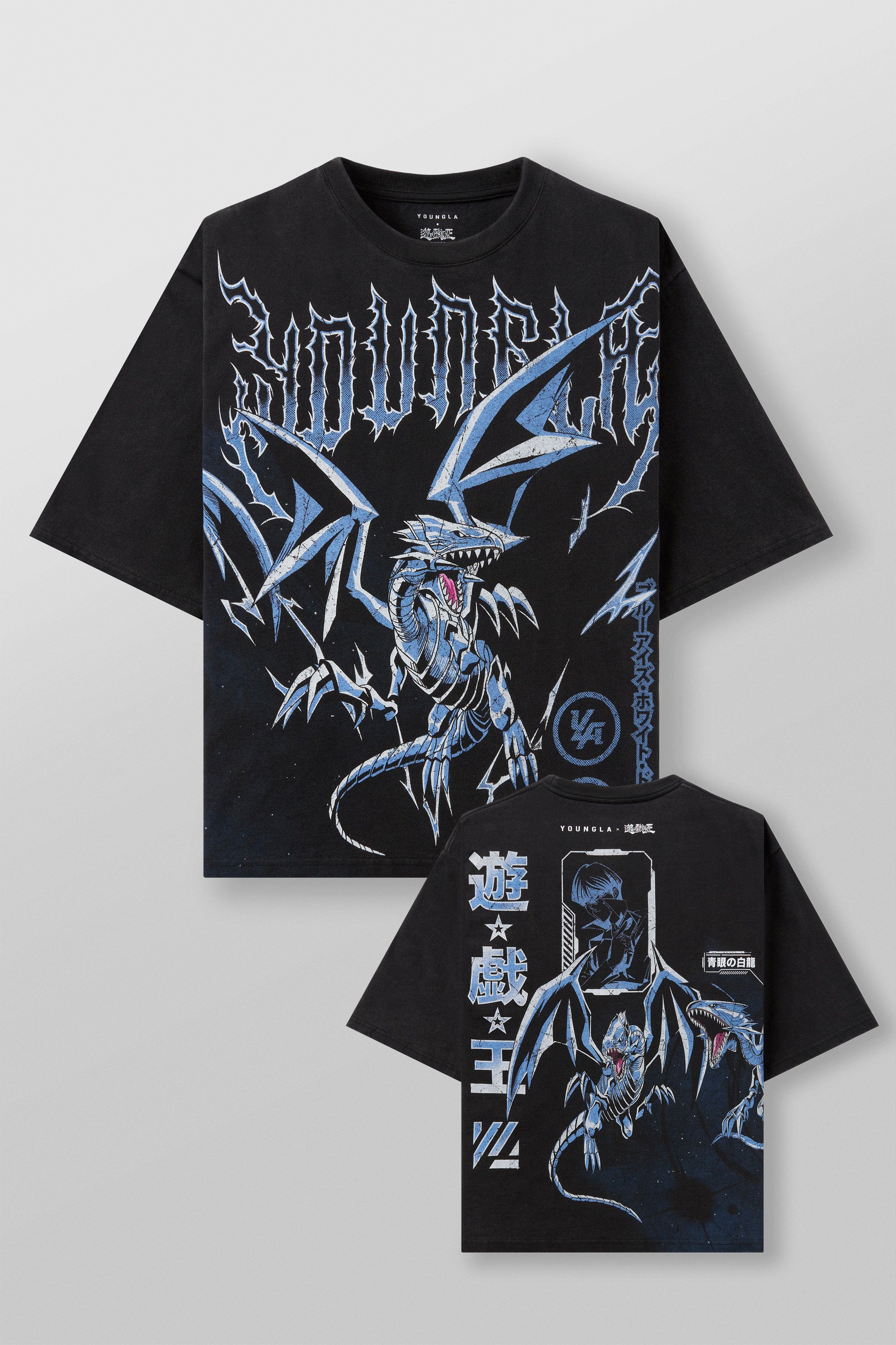 YoungLA 4123 - Yu-Gi-Oh!® Tees 'Blue Eyes'