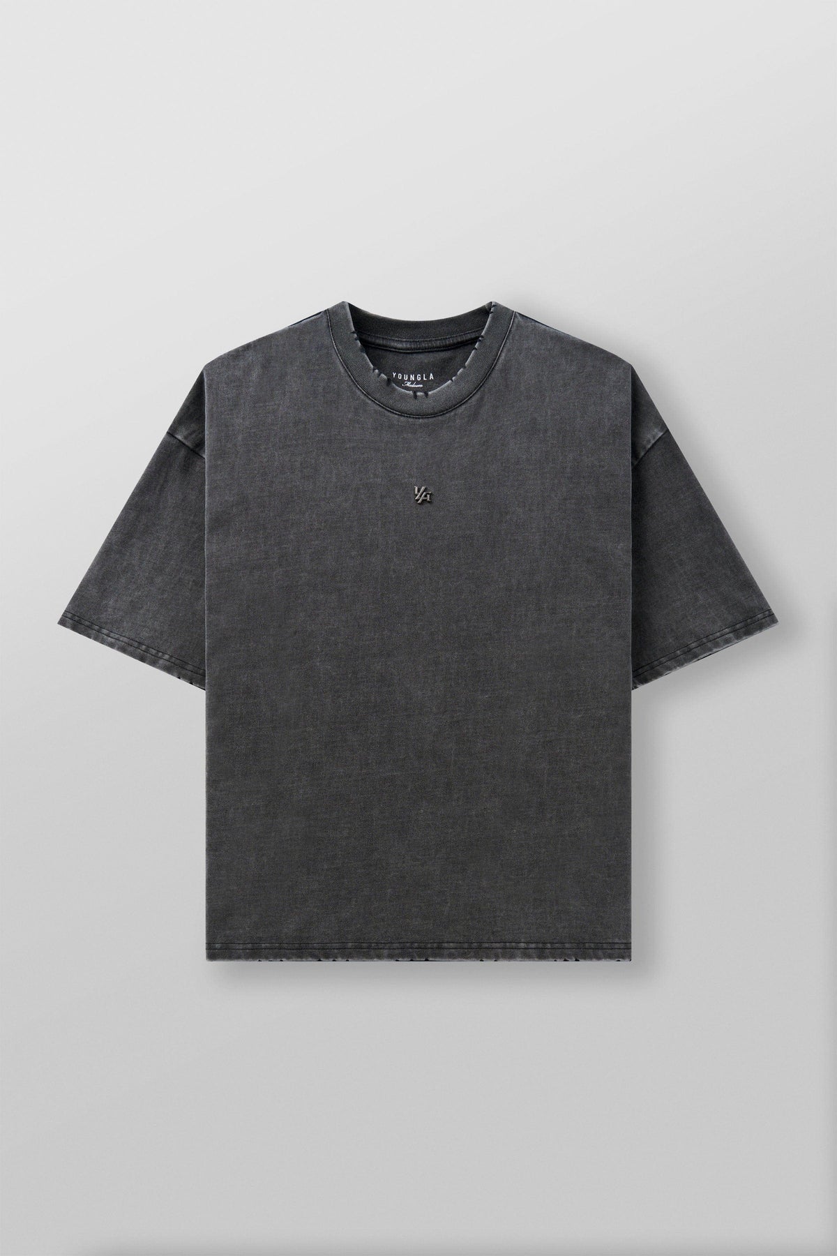 YoungLA 4153 - Elevated Essentials - Relaxed Tee 'Grey Wash'
