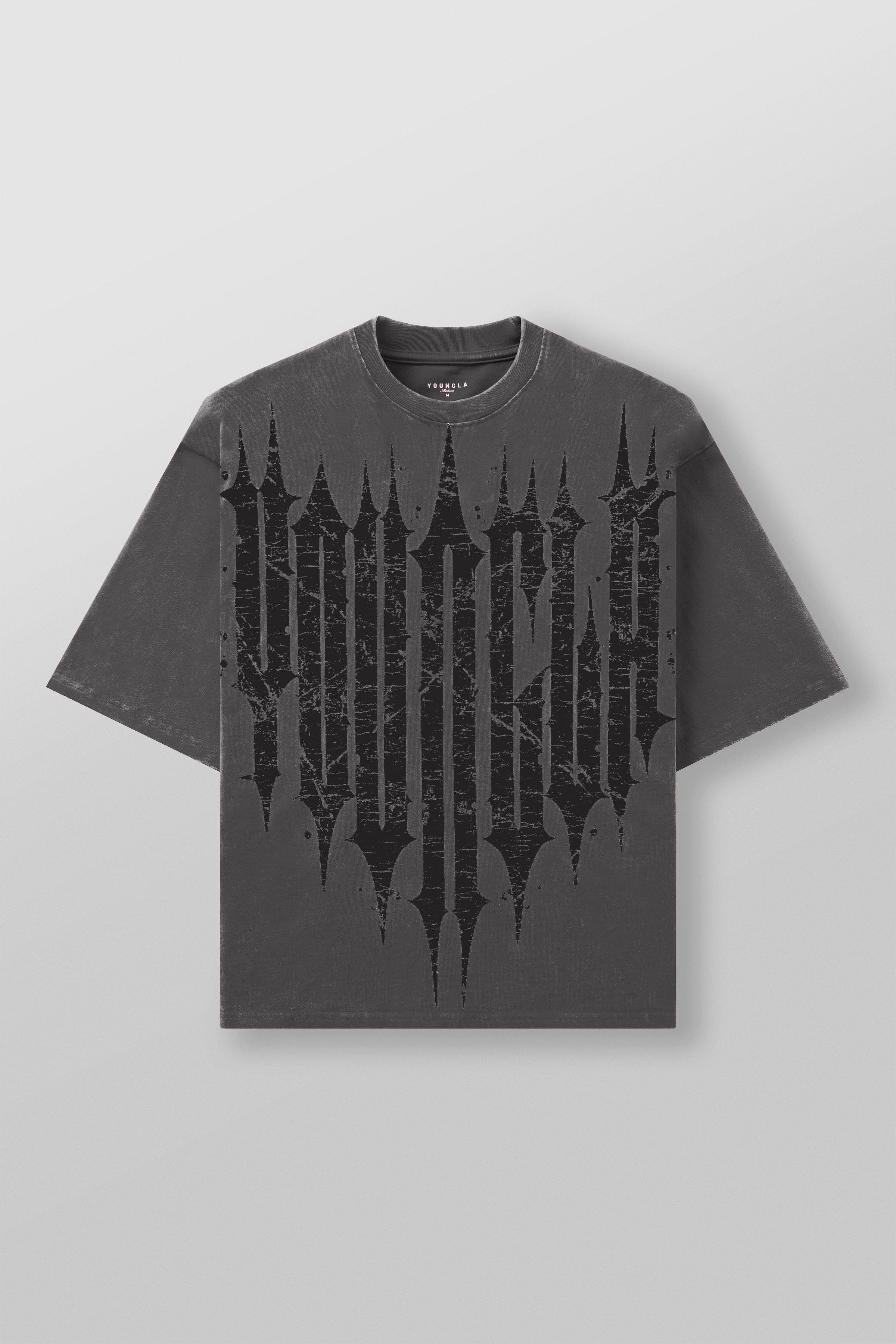 YoungLA 4156 - Revenge Tees Spring '25 'Grey Wash'