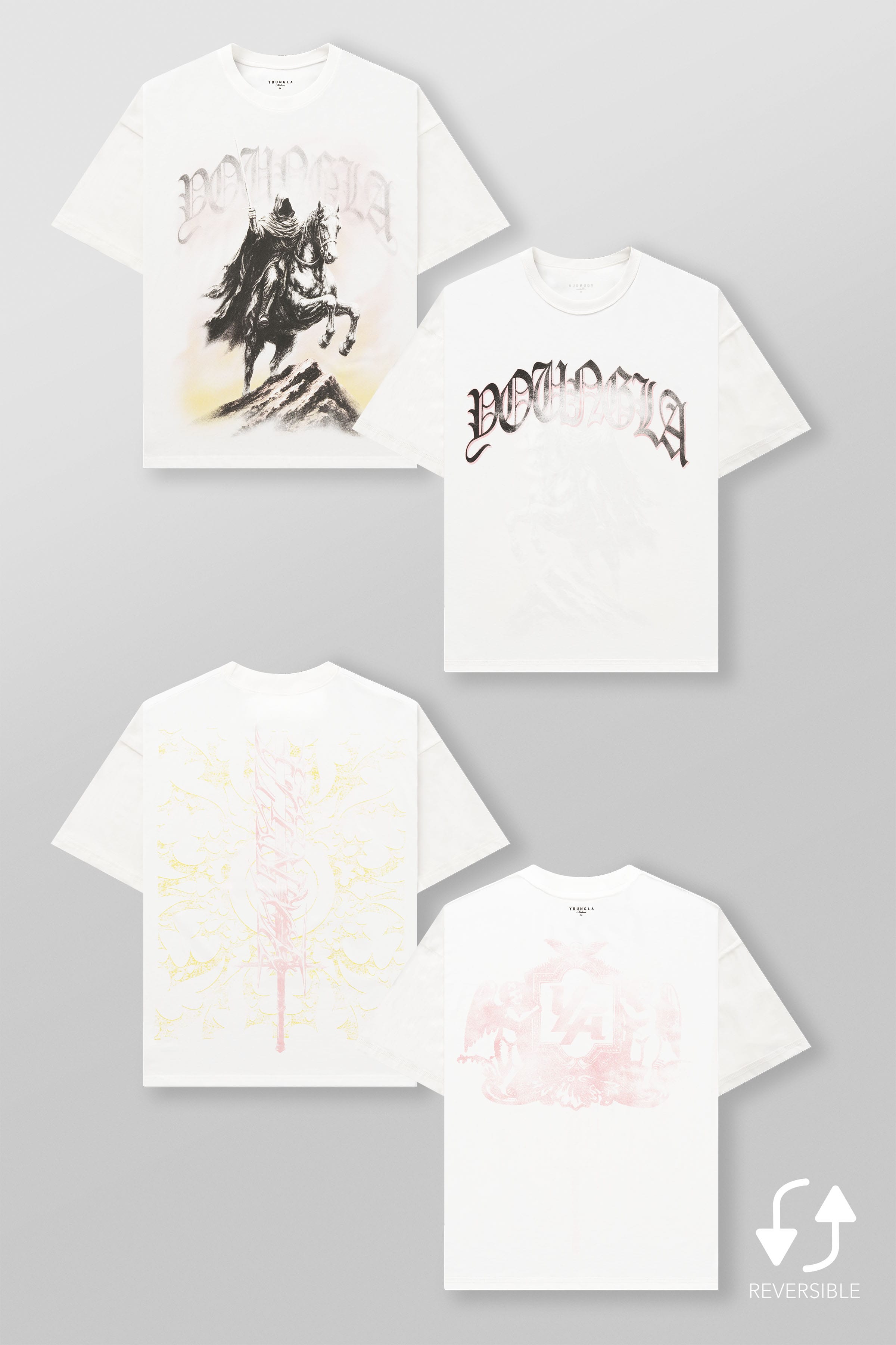 YoungLA 4164 - Reversible Two-Way Tees 'War Dynasty'