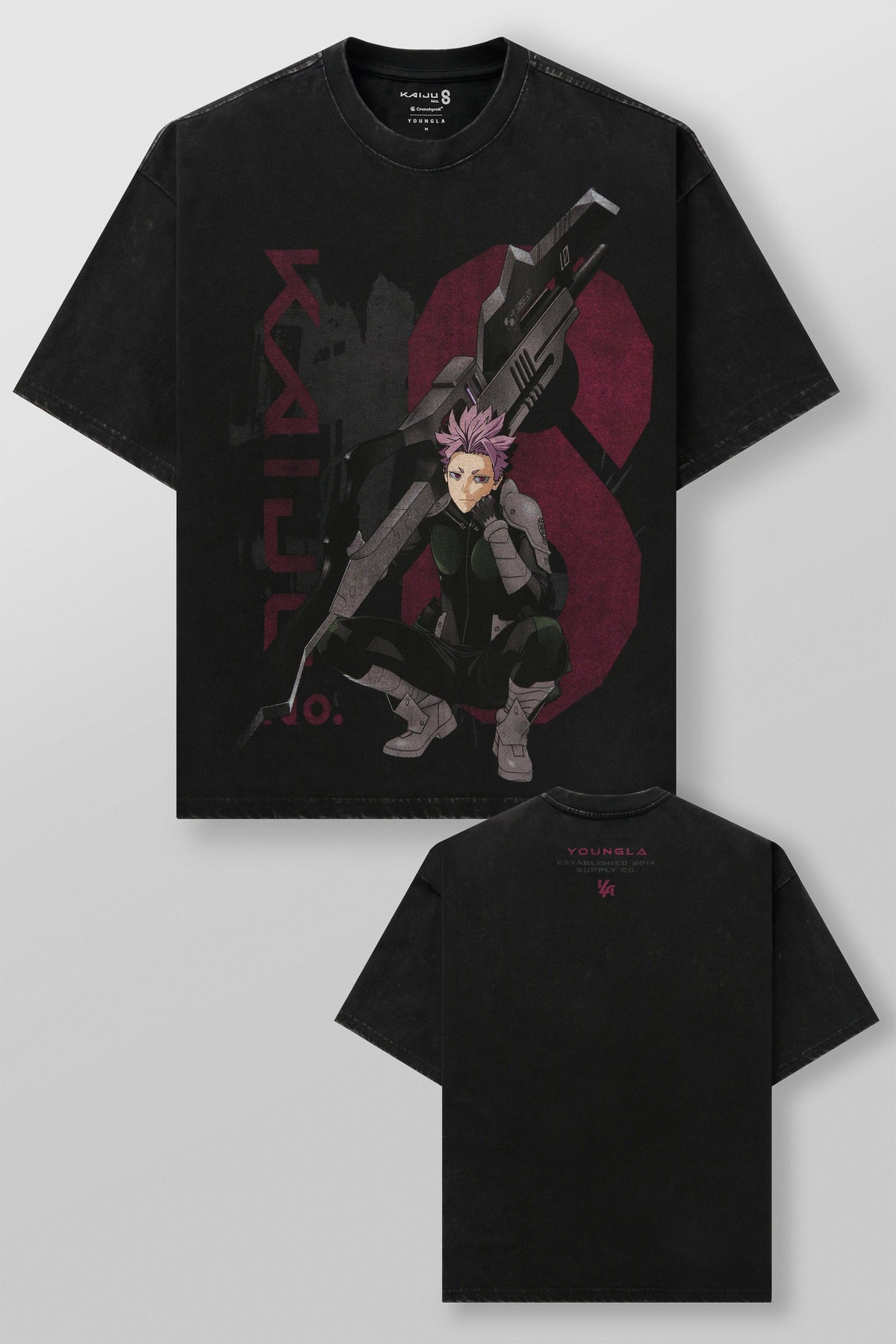 YoungLA 4177 - Kaiju No. 8 Graphic Tees 'Captain Gen'