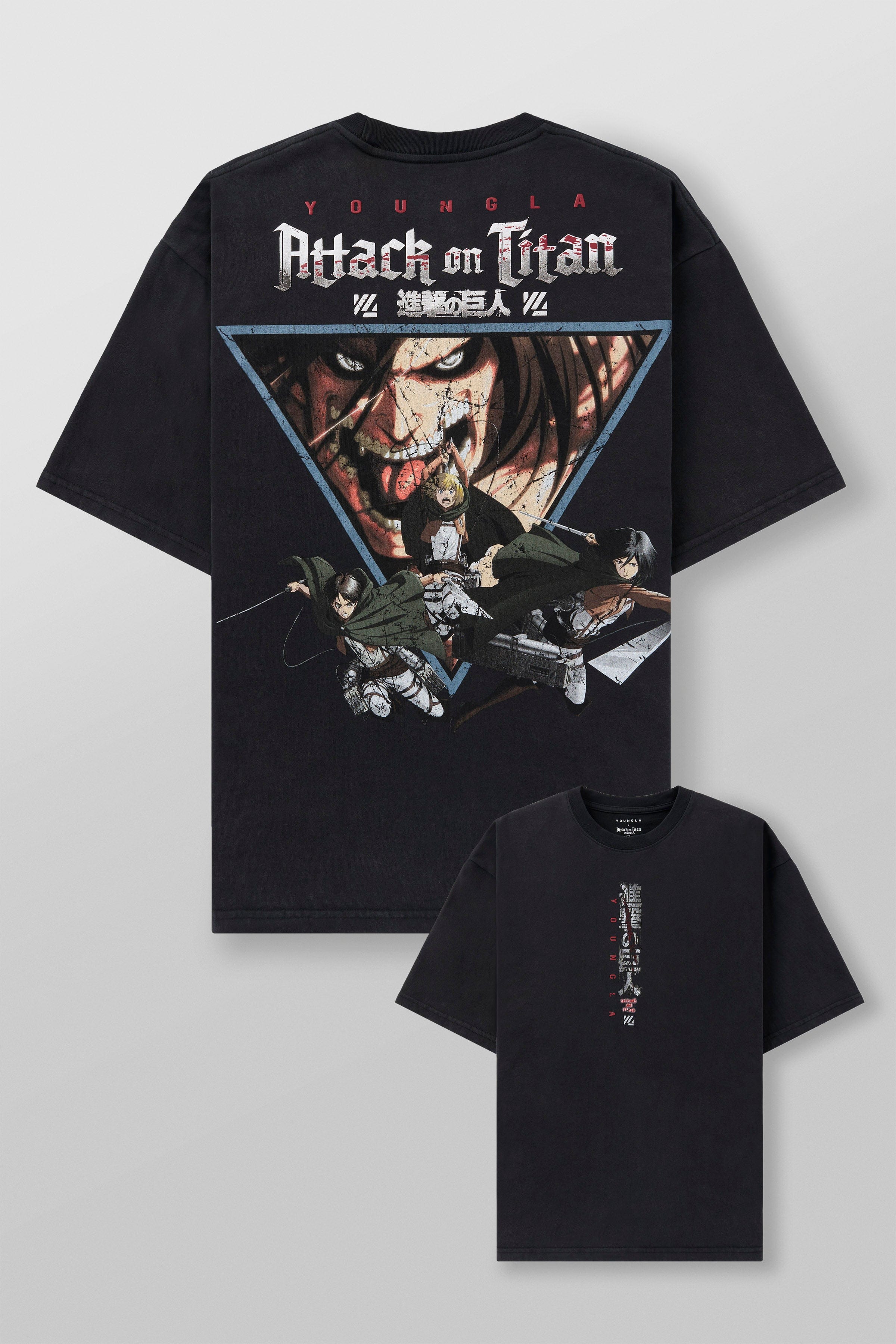 YoungLA 4191 - AOT© x YLA Classic Tees 'Attack Titan'