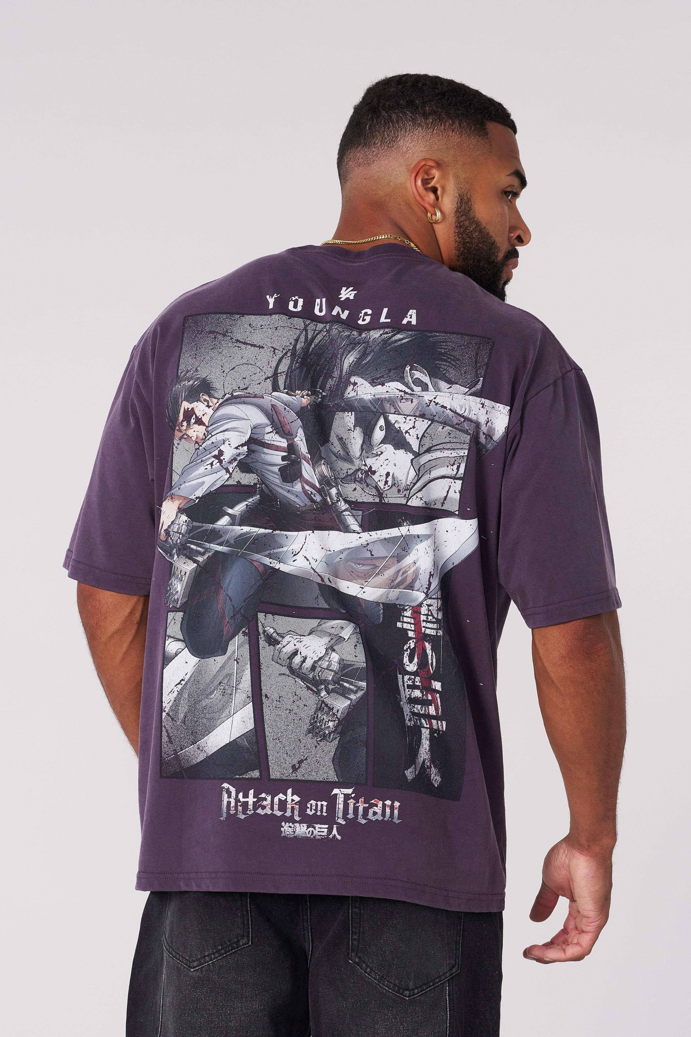 Young La 4191 - AOT© x YLA Classic Tees 'Hero Levi'