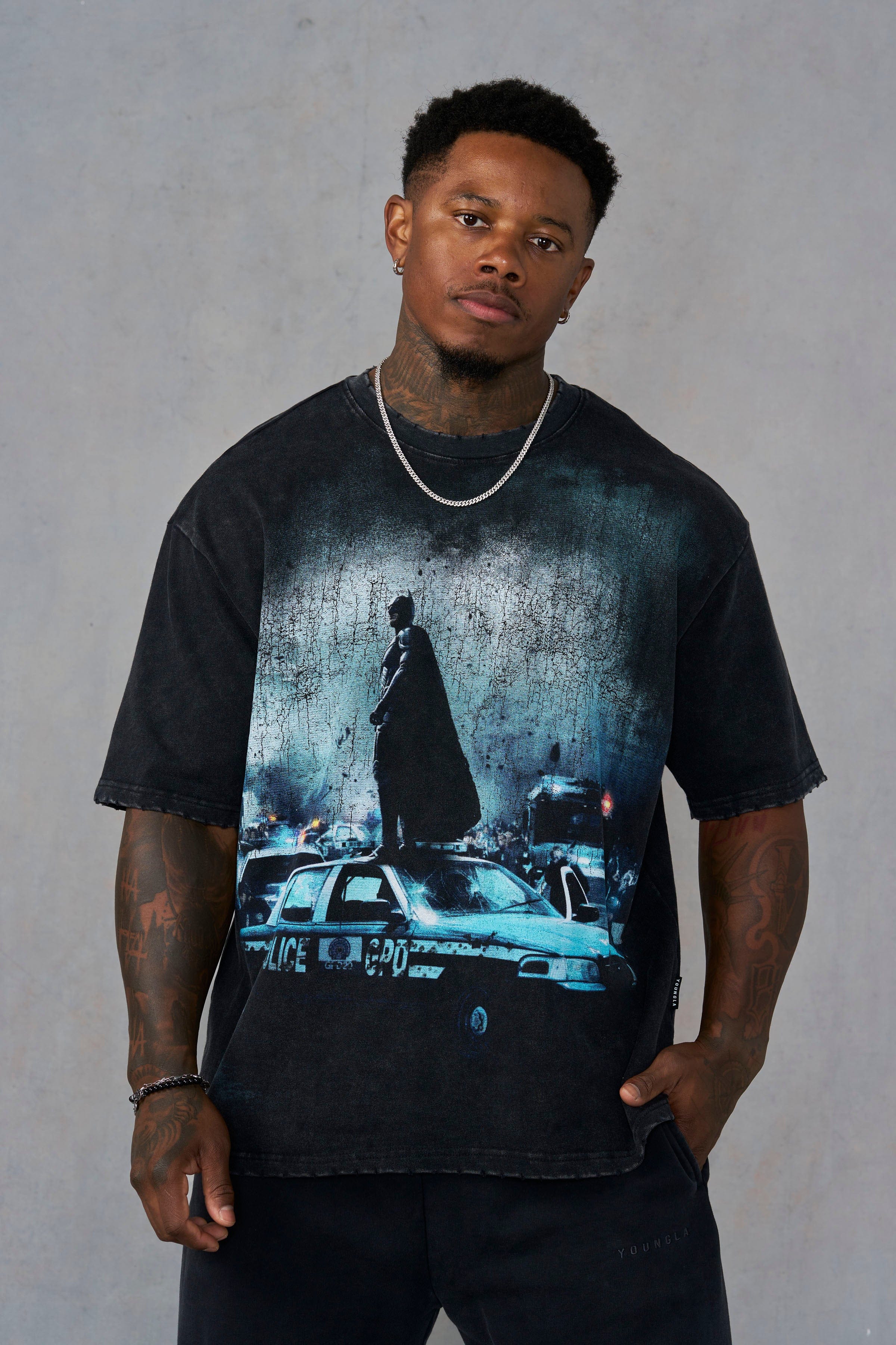 YoungLA 4255 - Batman Midnight Tees 'Batman Car P'