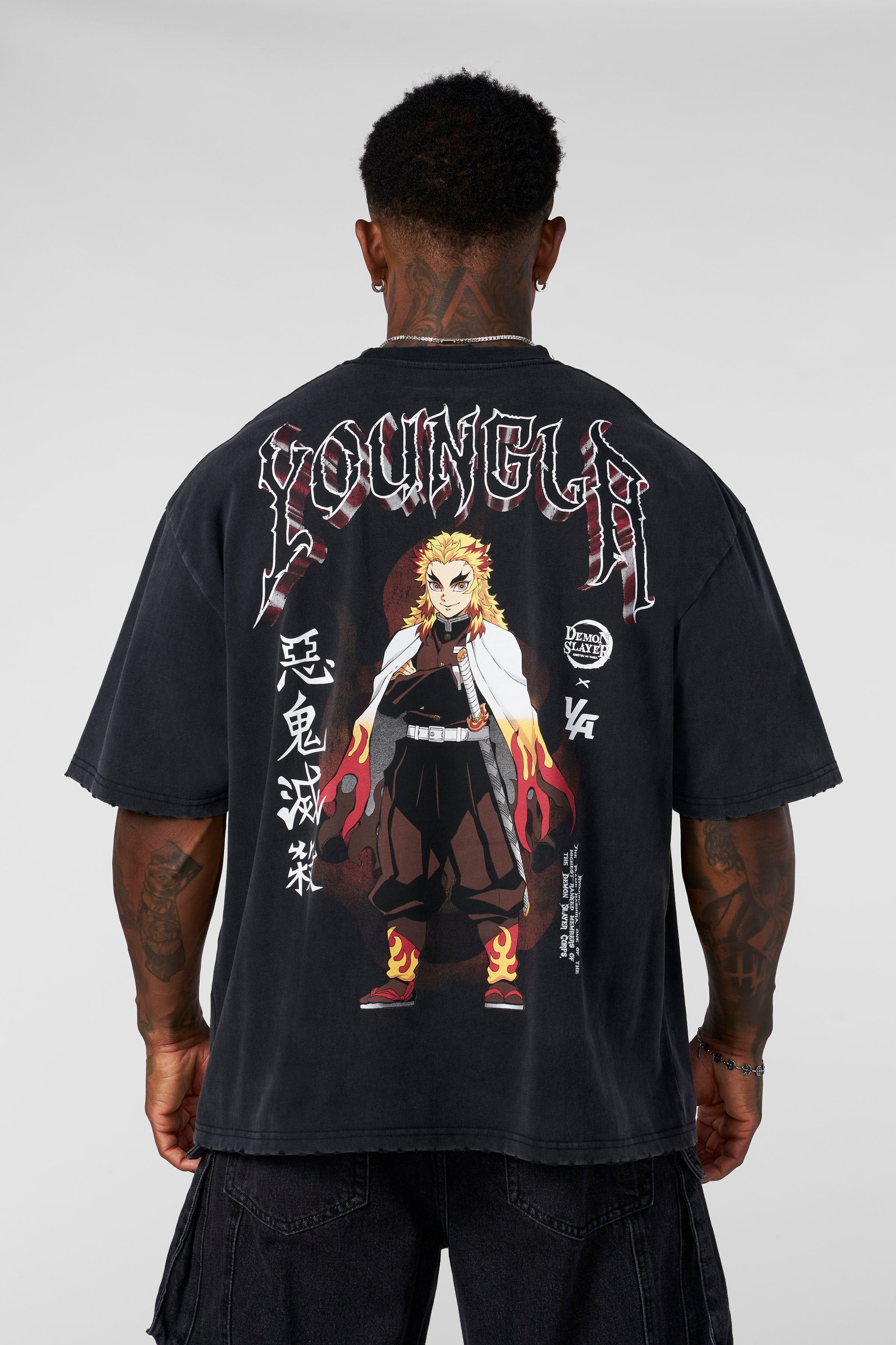 YoungLA 4266 - Demon Slayer: Kimetsu no Yaiba - Character Tees 'Flame Hashira'