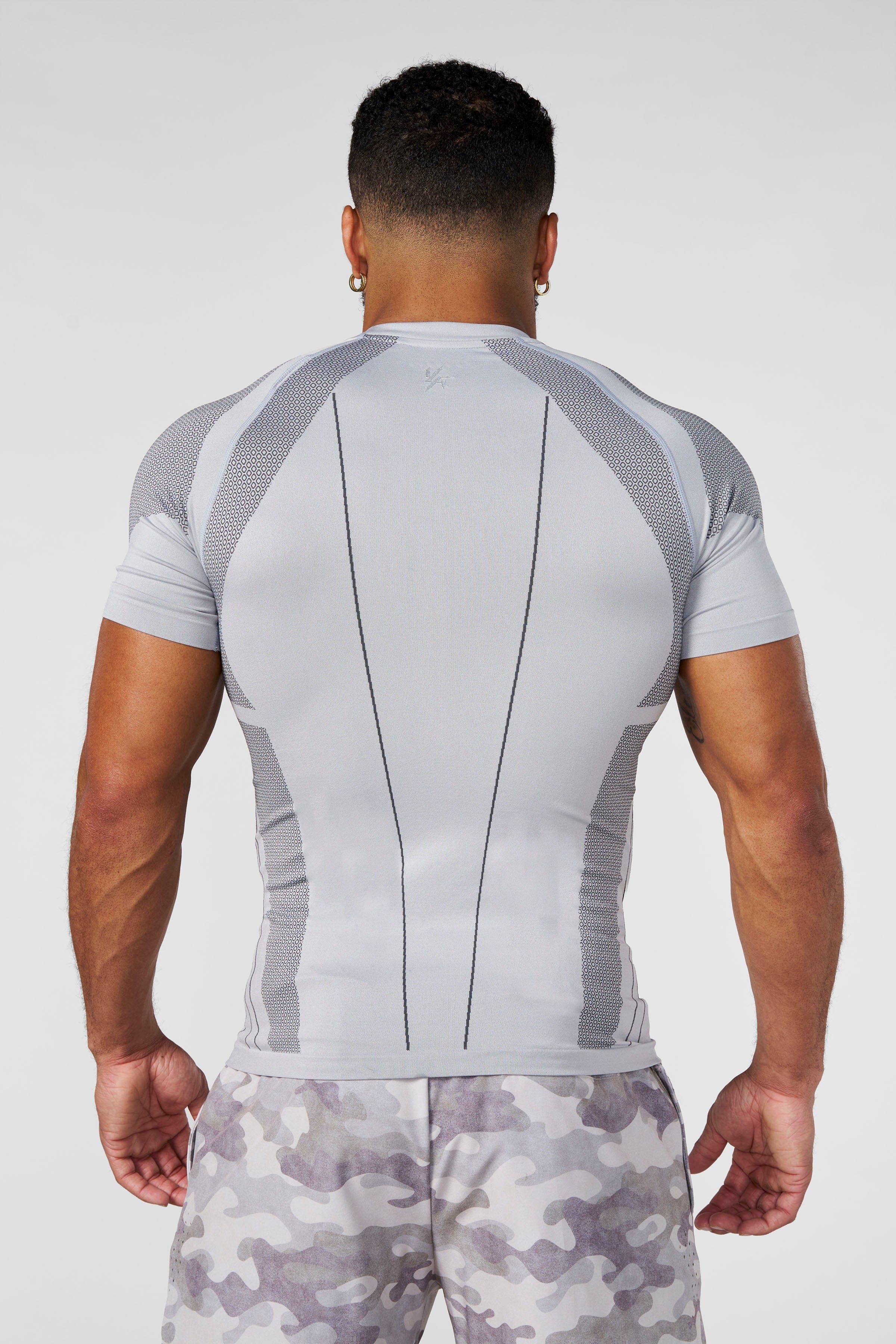 YoungLA 4294 - Apex Compression Tees 'Grey'