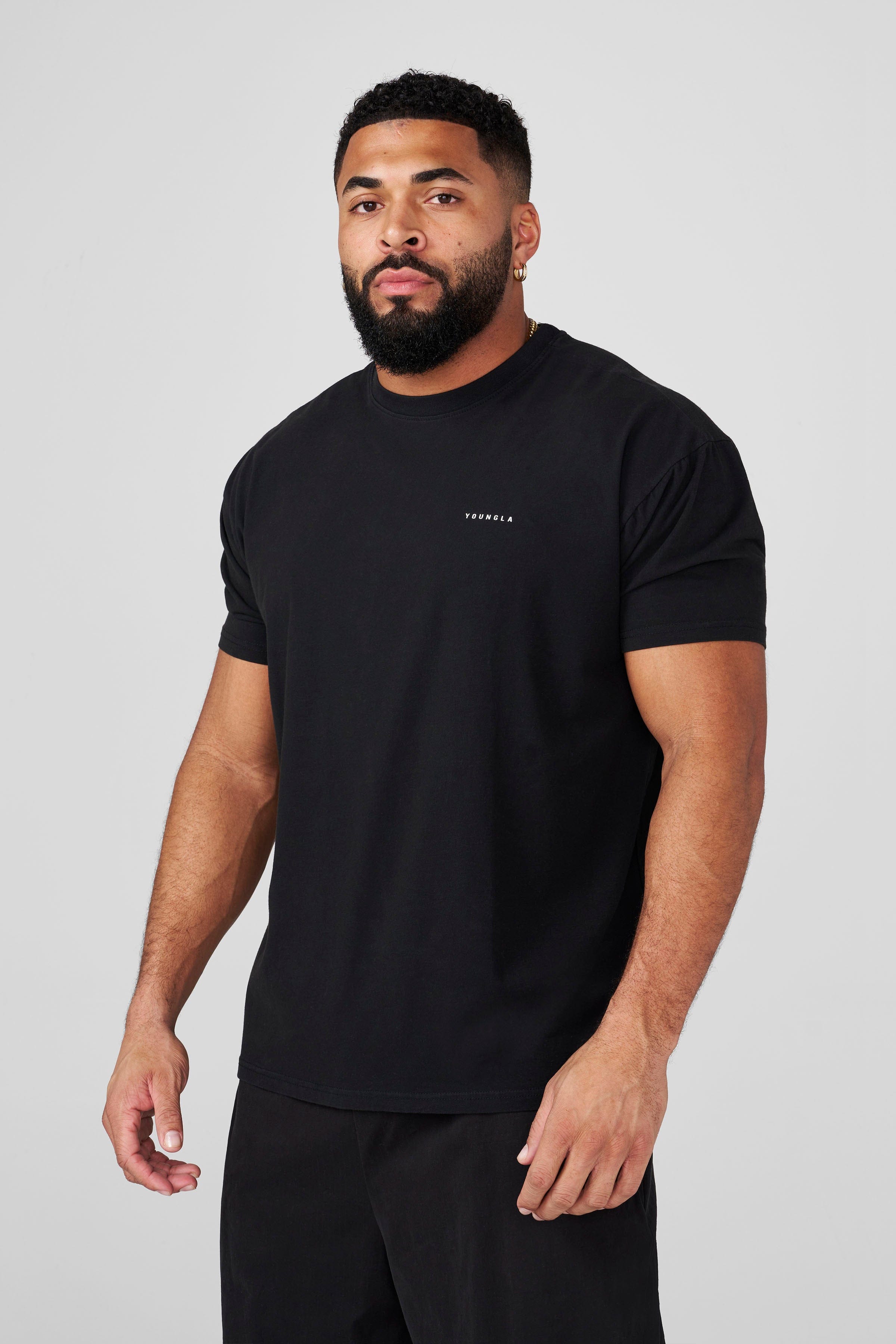 YoungLA 4295 - Perfect Tailored Tees 'Black'