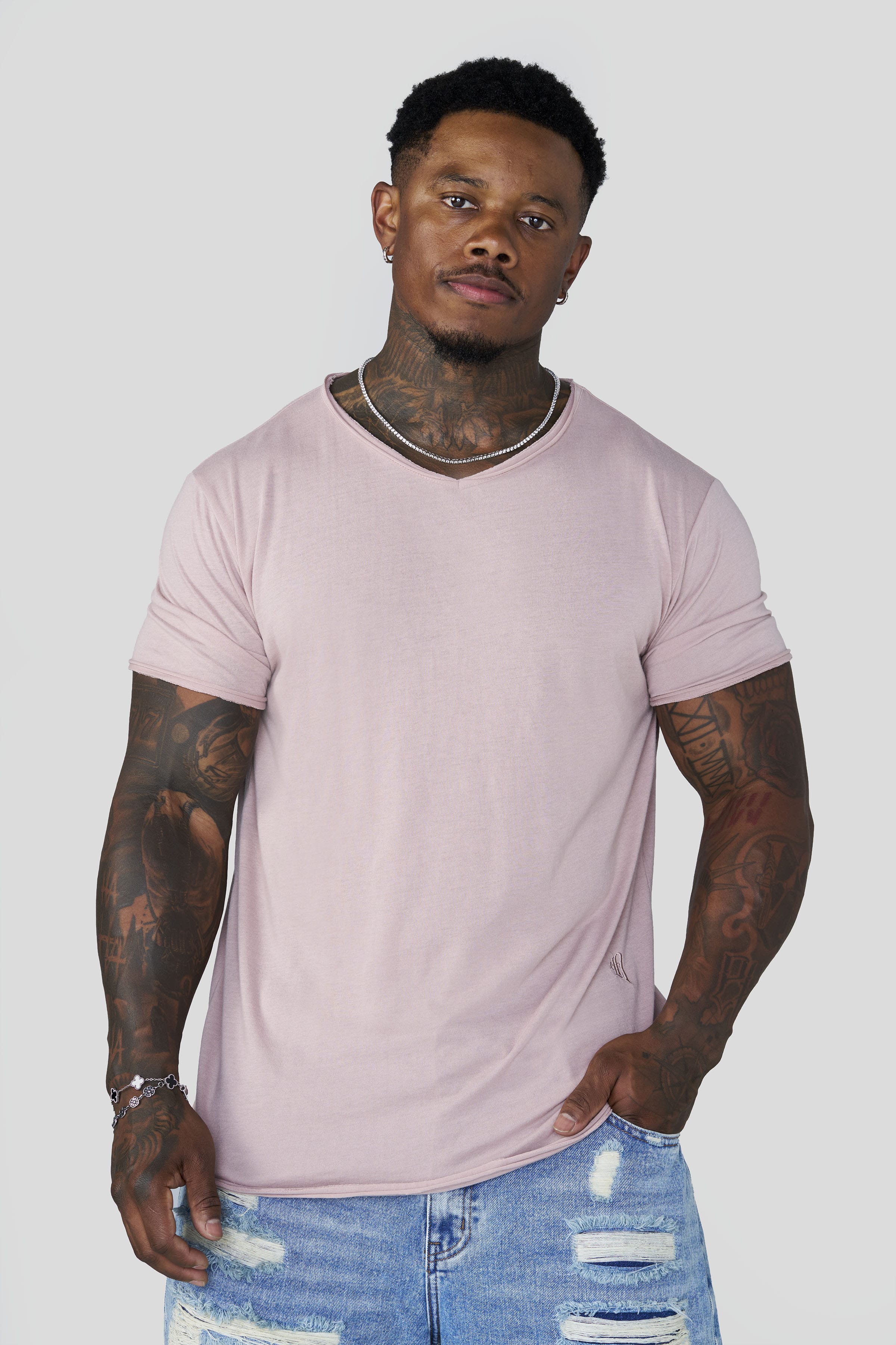 Young La 4323 - After Hours Tee 'Dusty Pink'