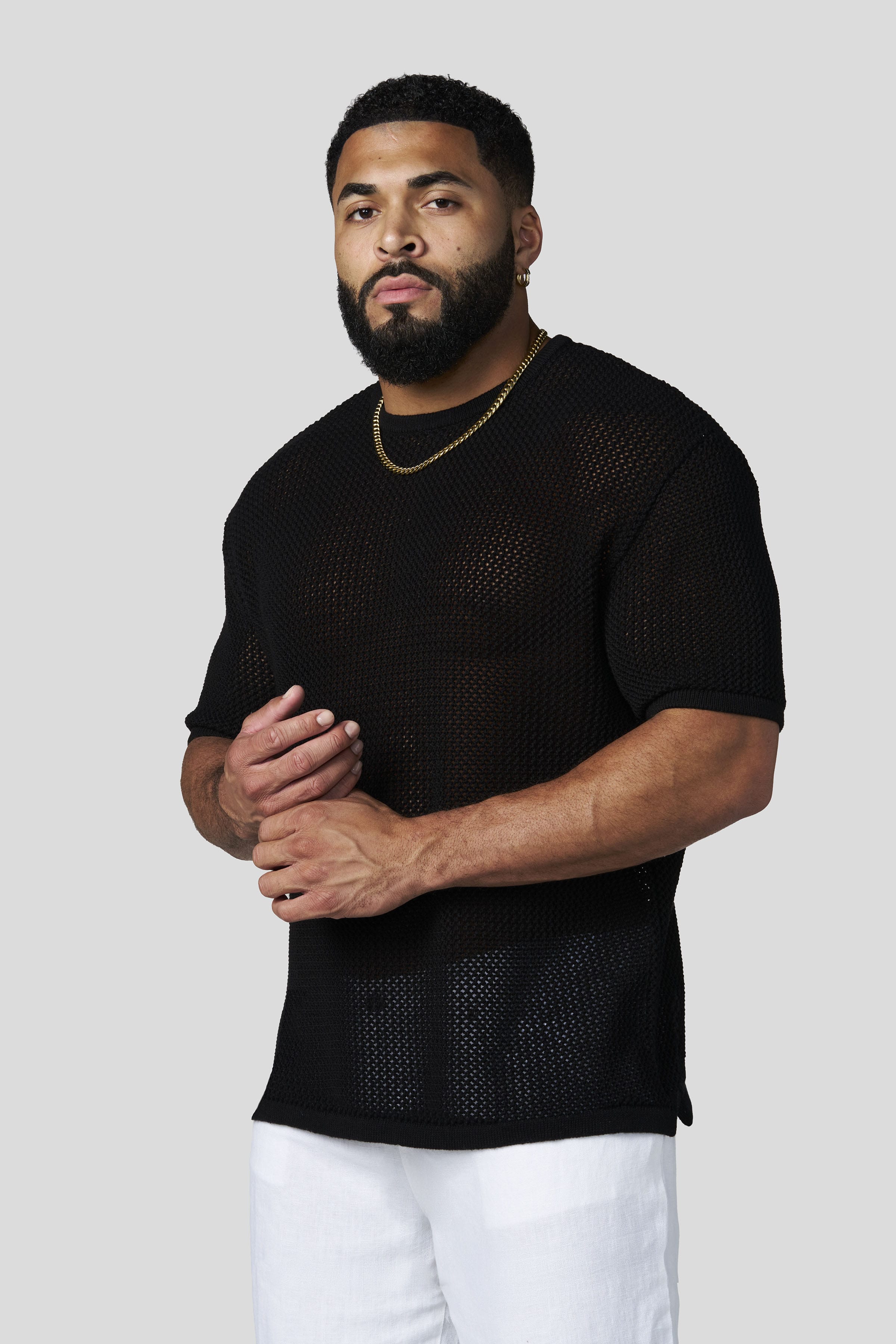 Young La 4324 - Beach Club Knit Tees 'Black'