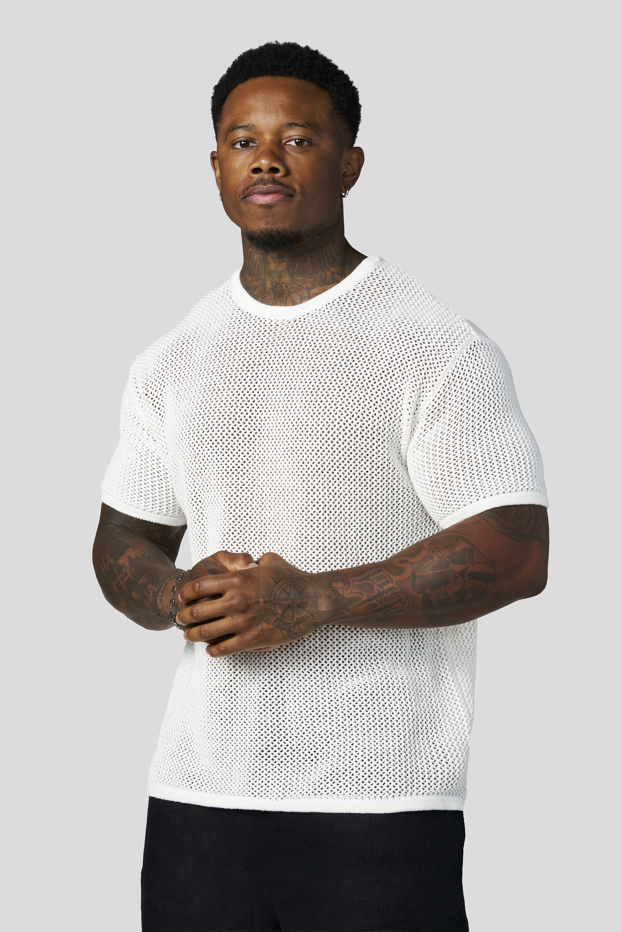 Young La 4324 - Beach Club Knit Tees 'White'