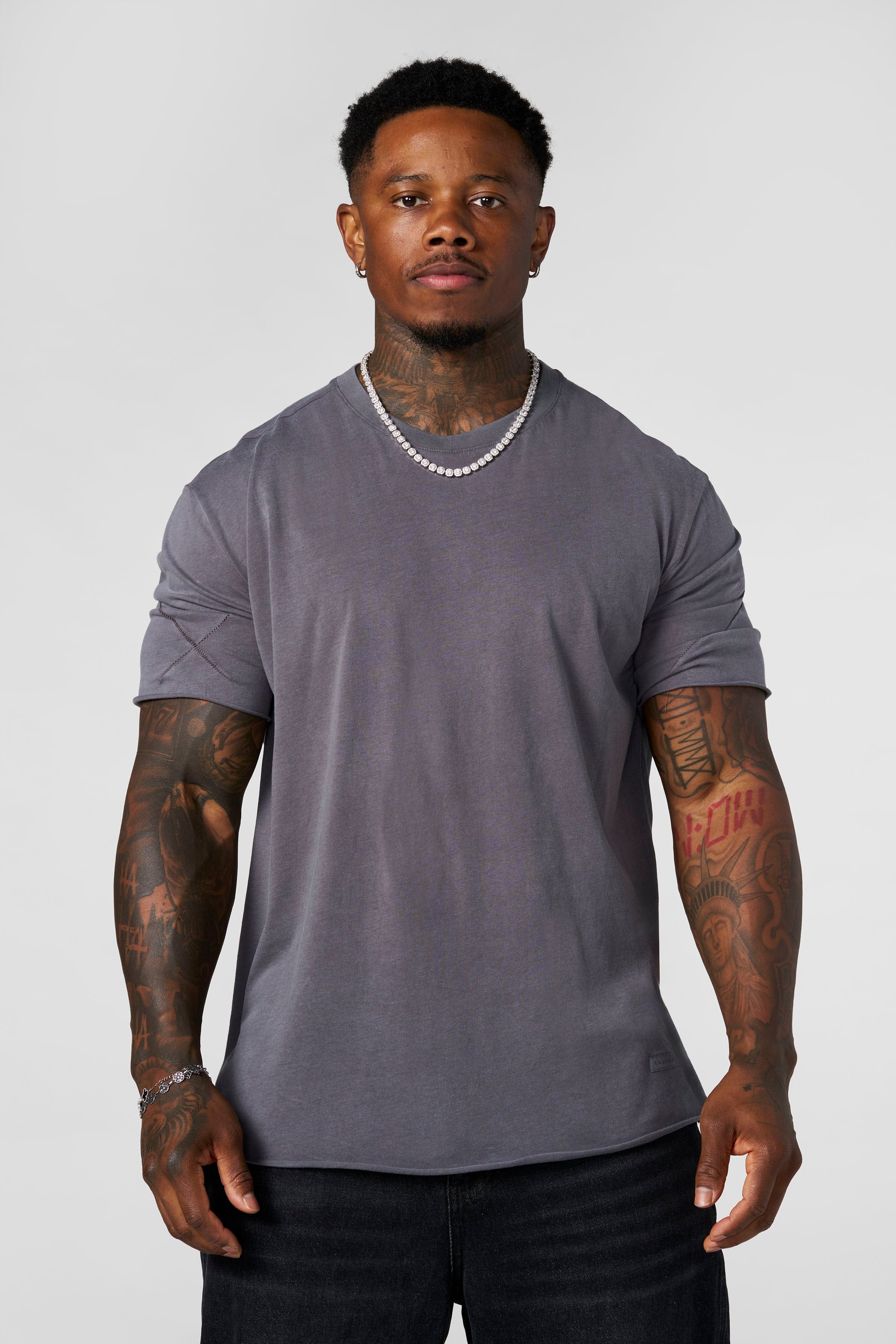 YoungLA 4325 - XCut Tees 'Grey'