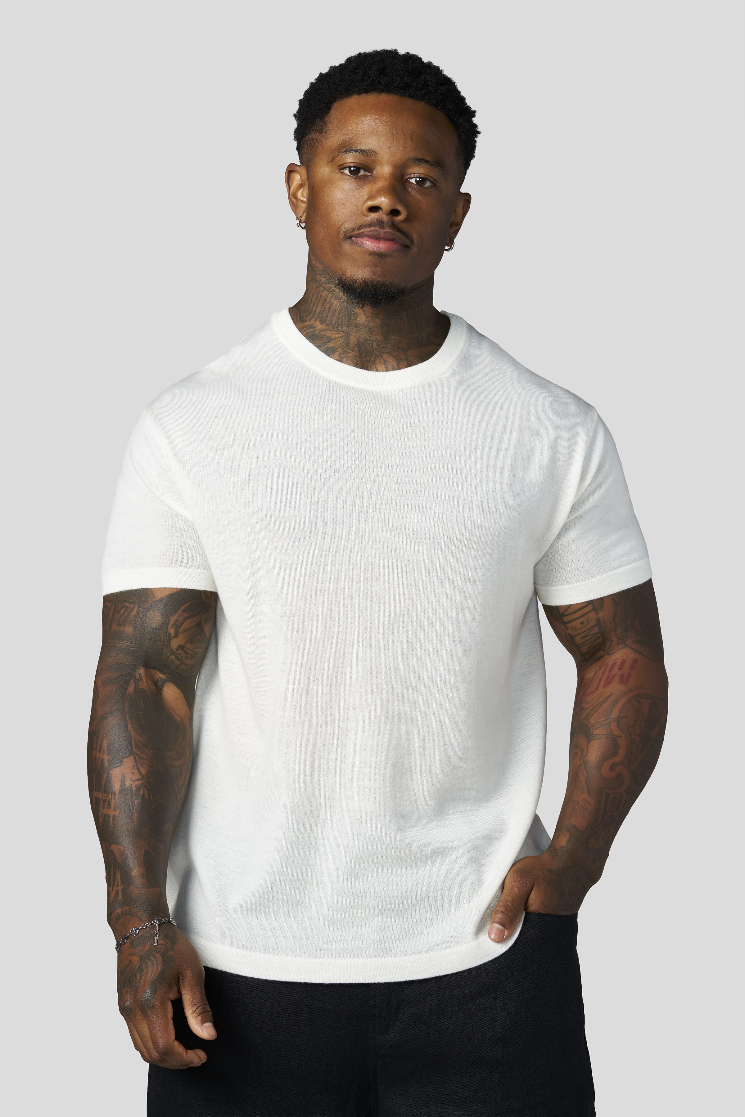 Young La 4331 - Merino Wool Tees 'Off-White'