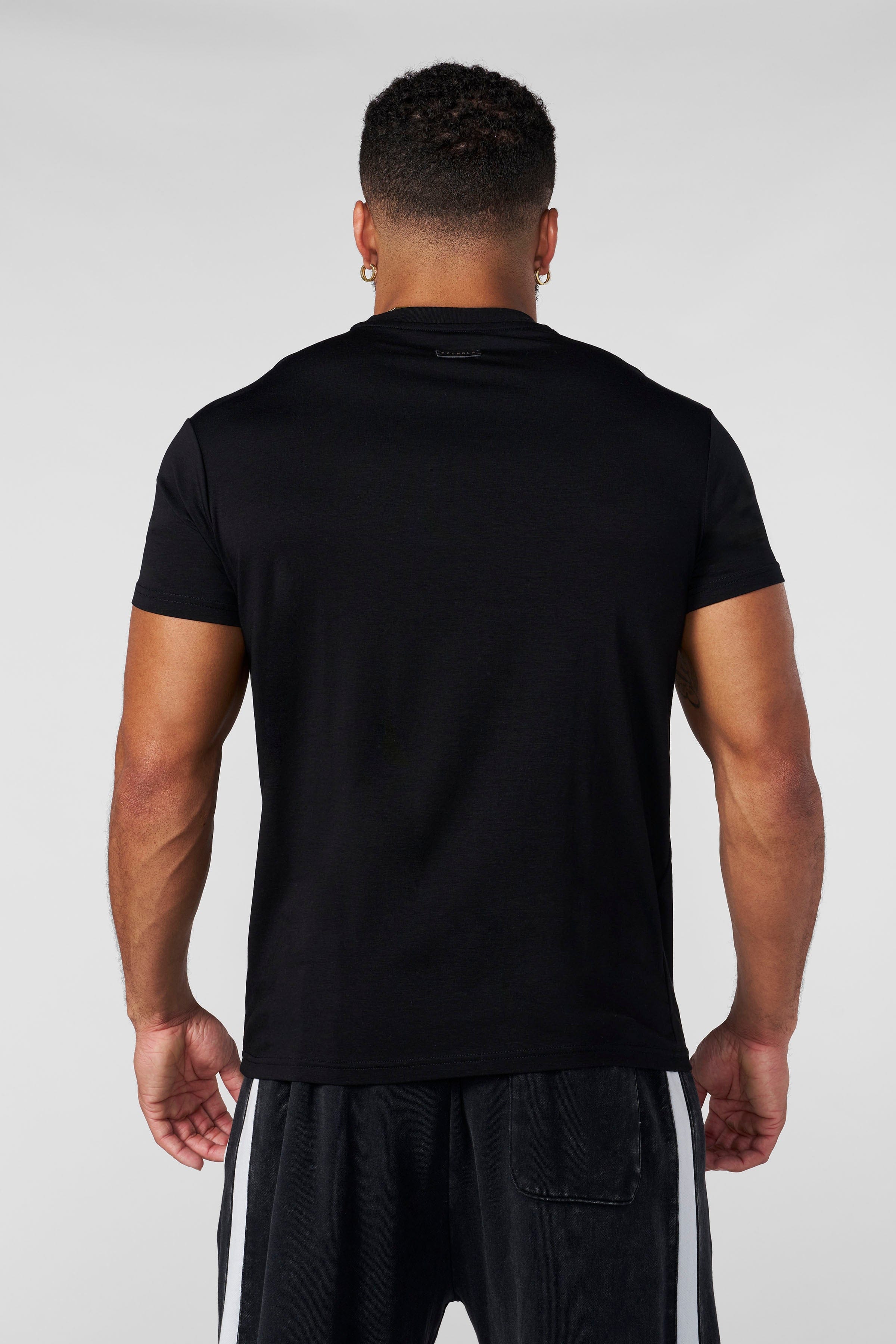 YoungLA 4334 - AeroTech Fitted Tees 'Black'
