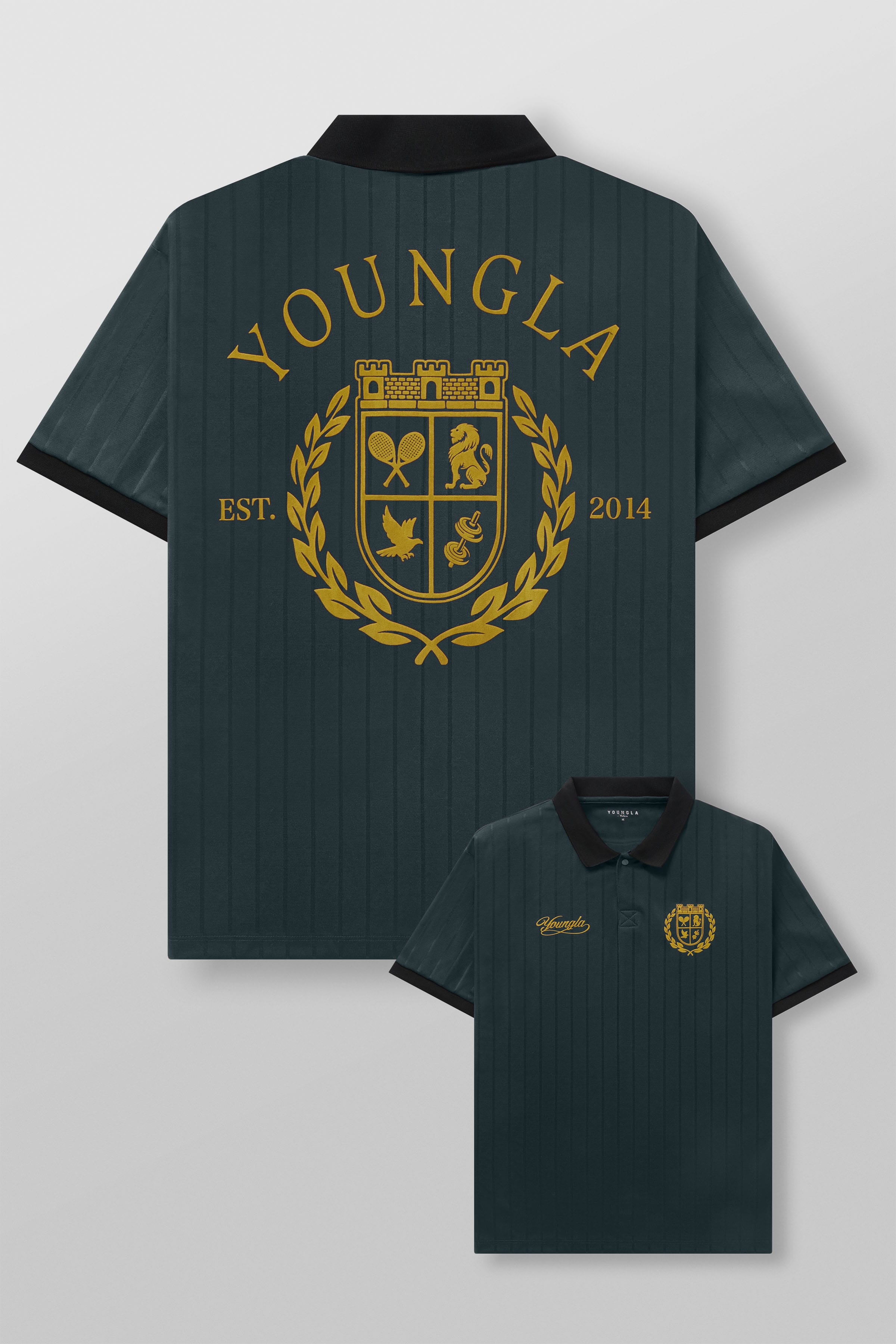 Young La 4351 - Old Money Soccer Jersey 'Green'