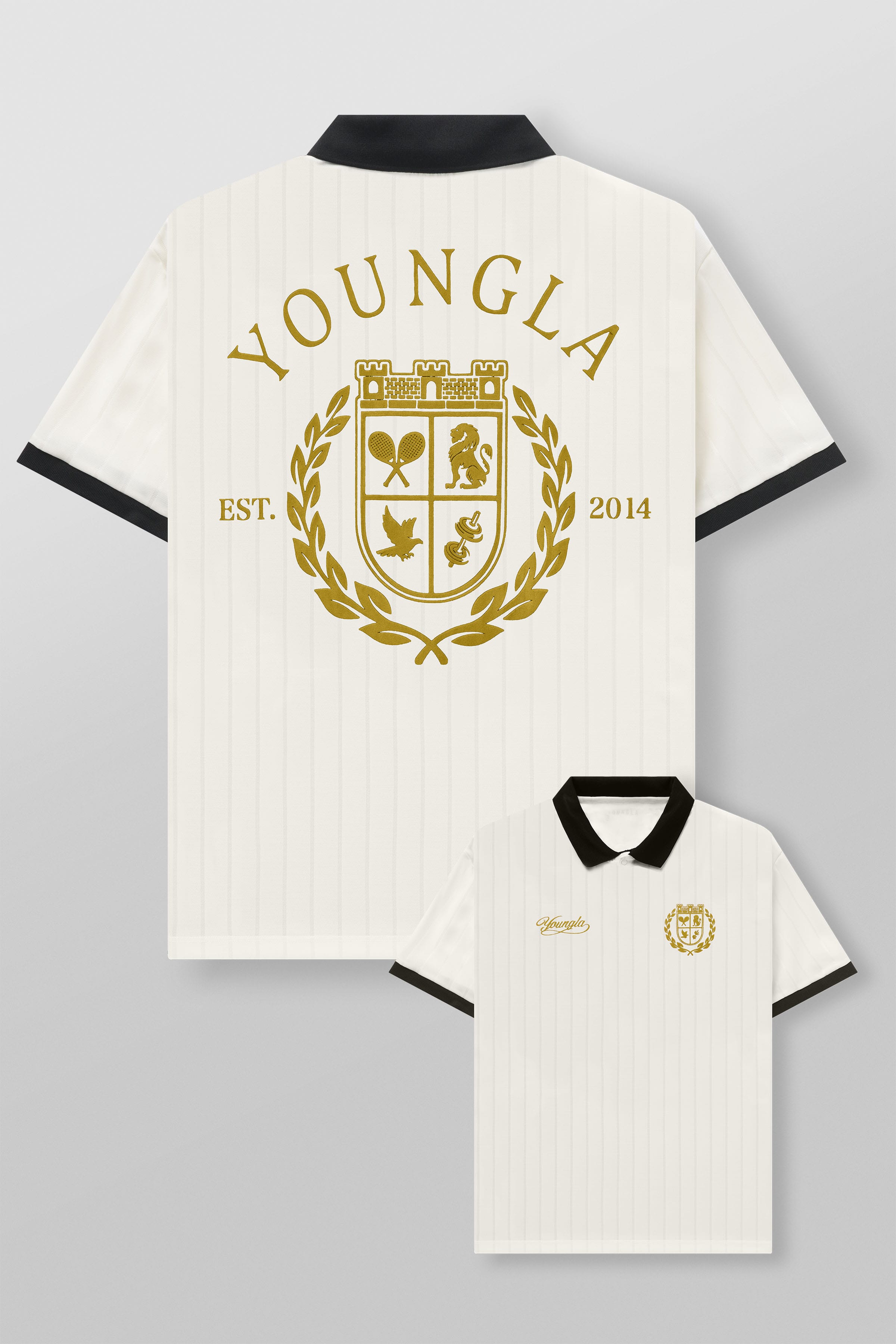 Young La 4351 - Old Money Soccer Jersey 'Off-White'