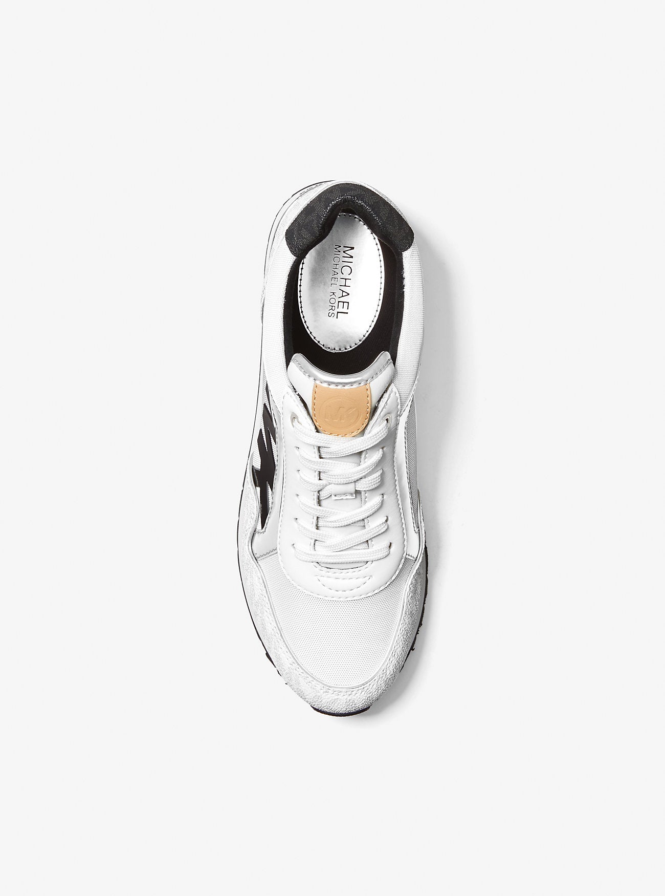 Maddy Two-Tone Logo Trainer BRIGHT WHT