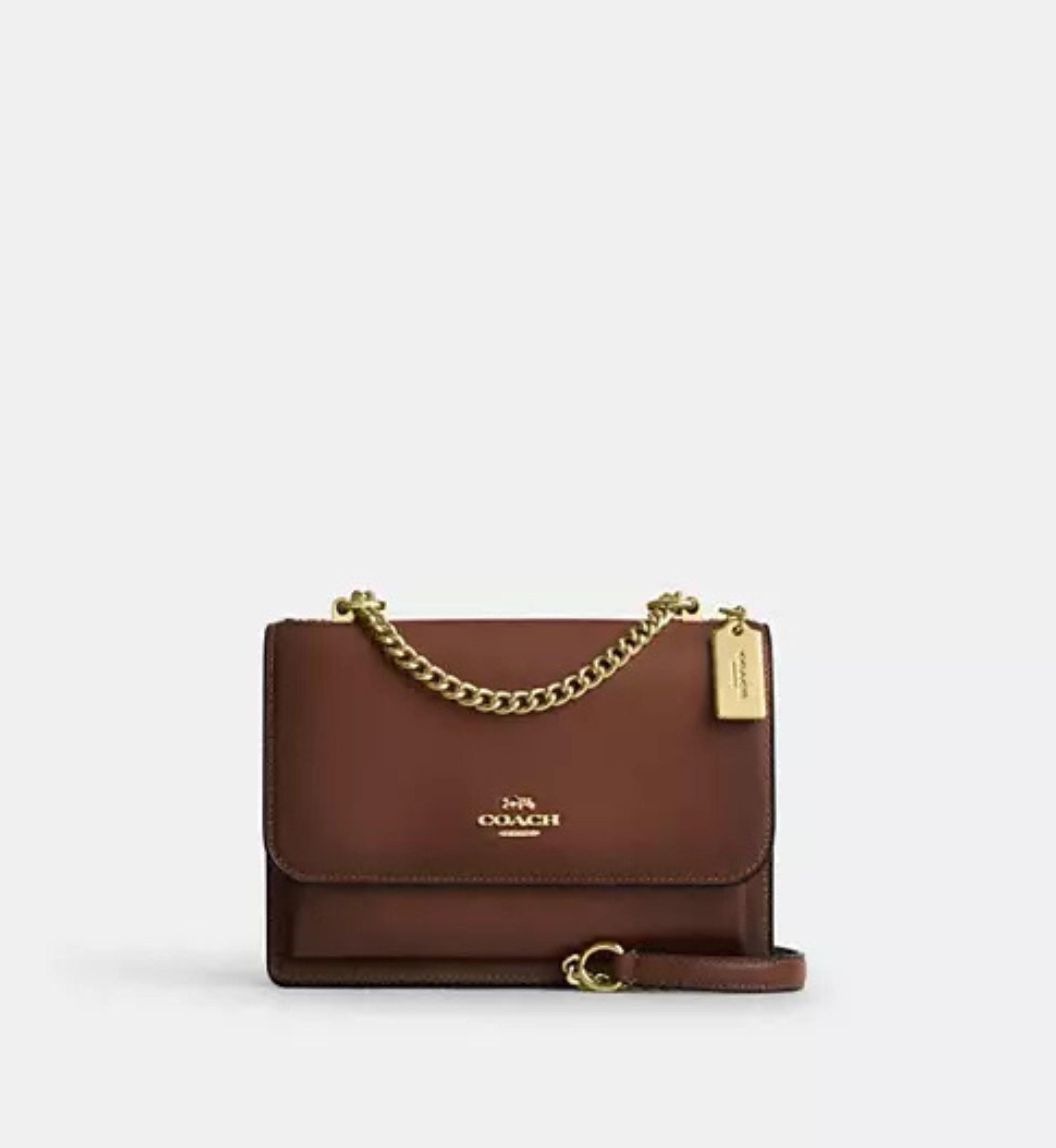 Coach Mini Klare Crossbody Bag 'Smooth Leather Gold Redwood'