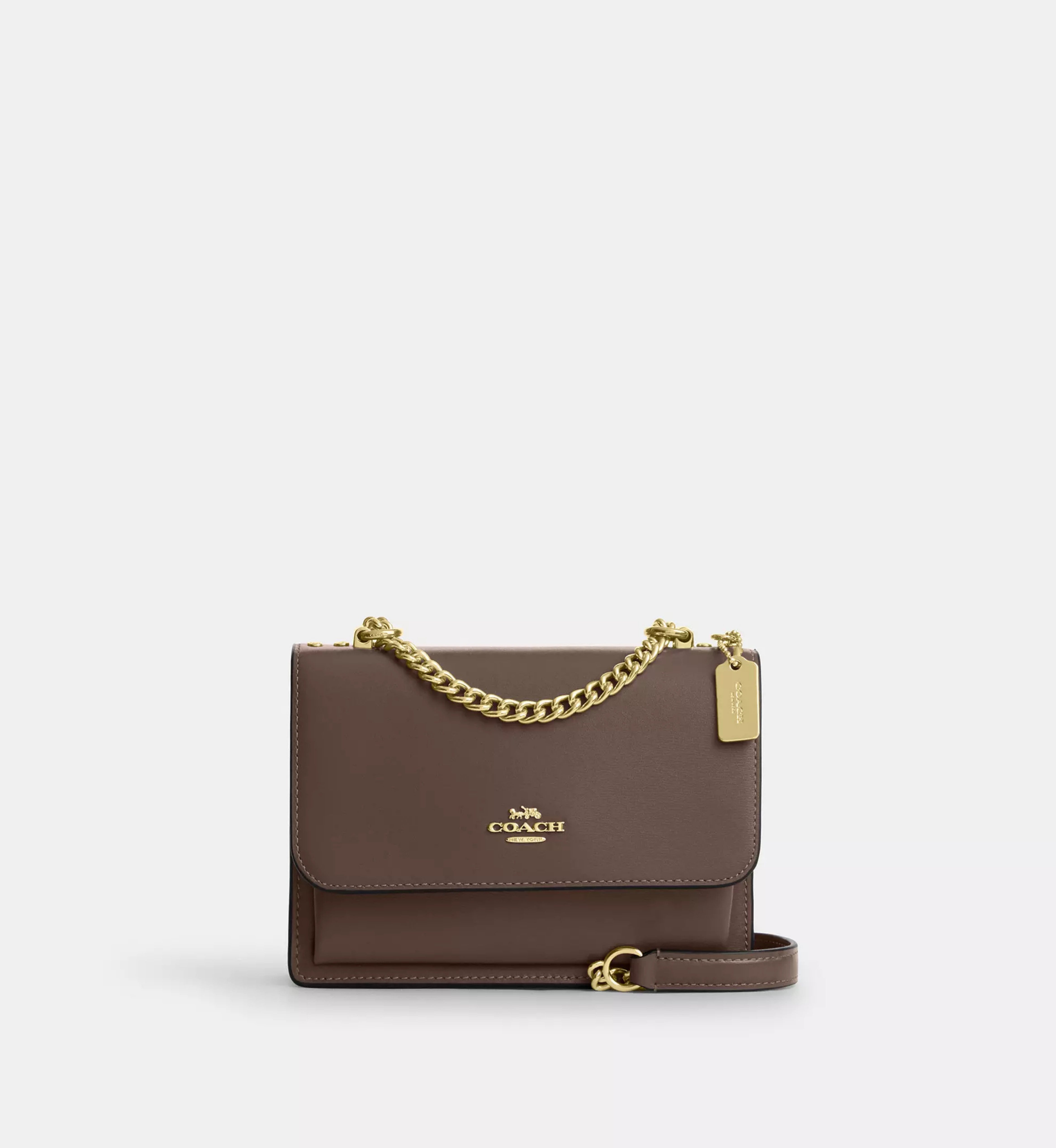 Coach Mini Klare Crossbody Bag 'Calf Leather Gold Dark Stone'