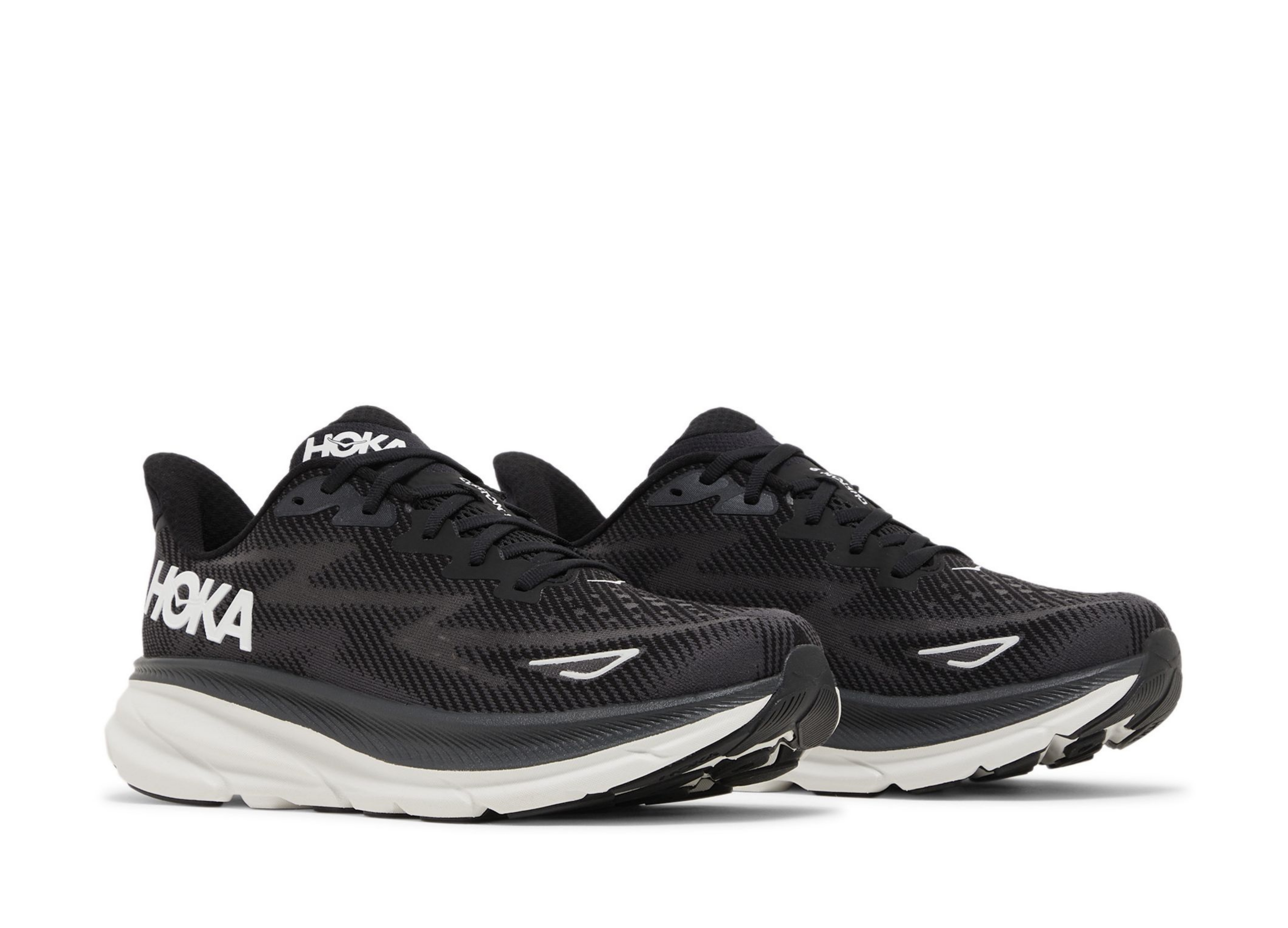 Hoka Clifton 9 'Black White'
