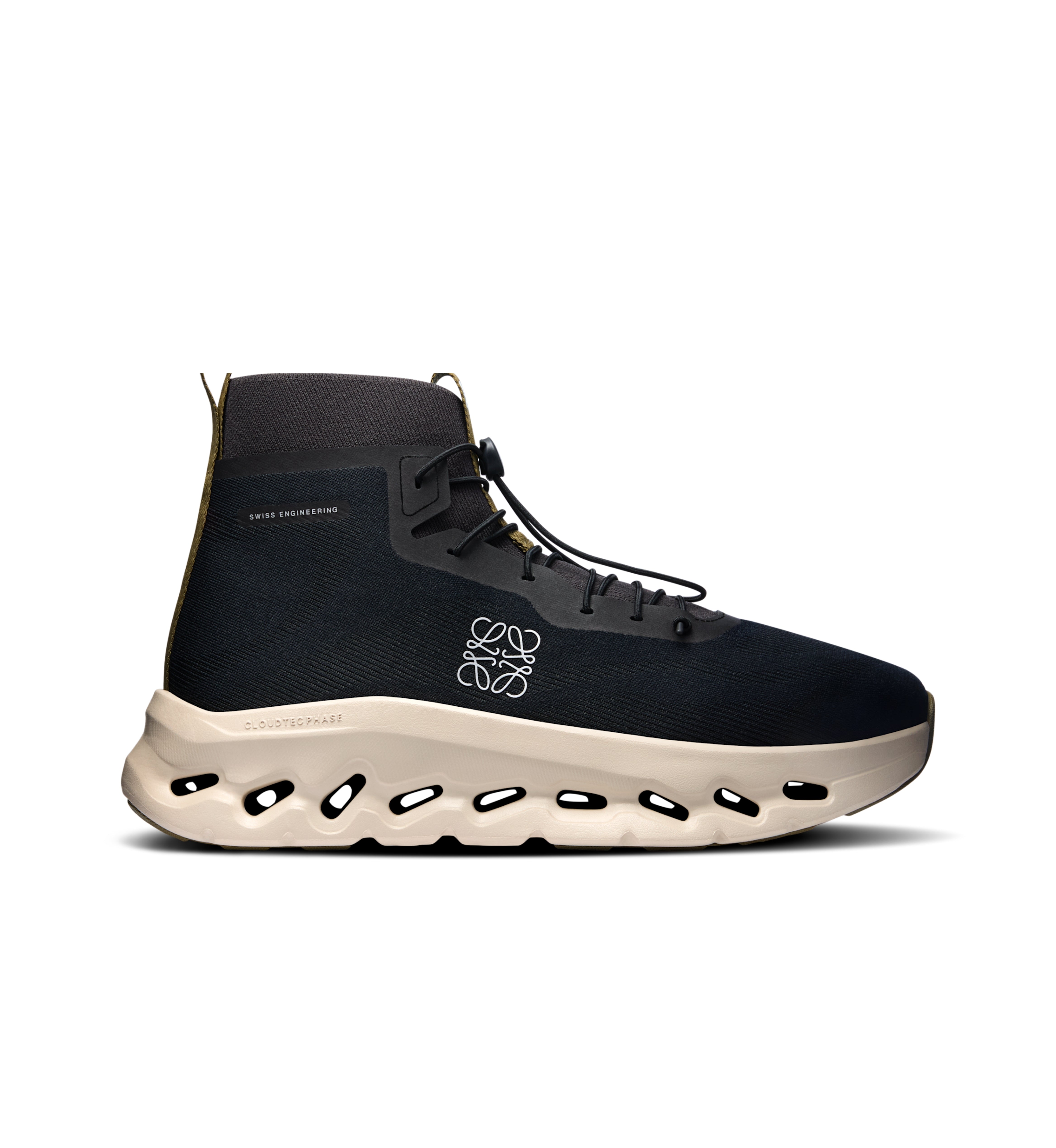 ON Cloudtilt Hi LOEWE 'Black Oatmeal Olive' (Women's)