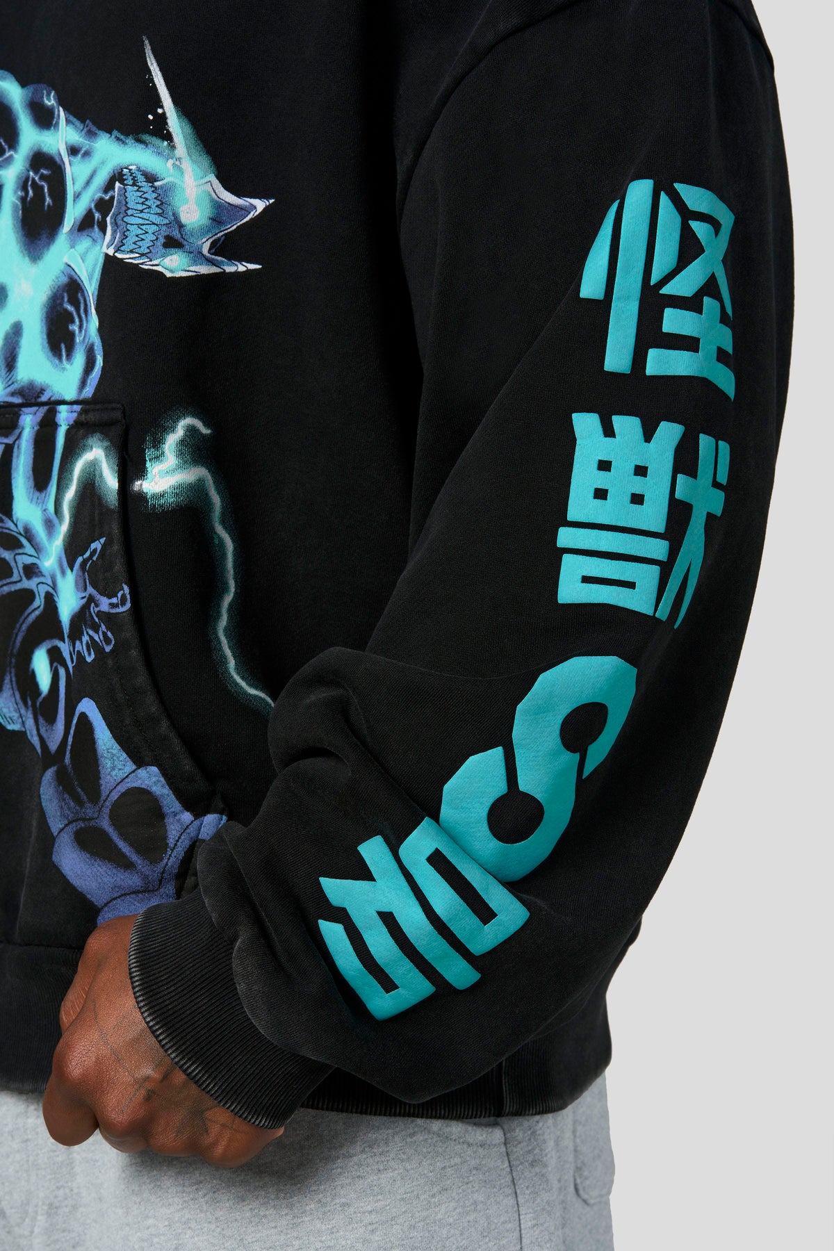 YoungLA 5015 - Kaiju No. 8 Graphic Hoodies 'Kaiju Armor'