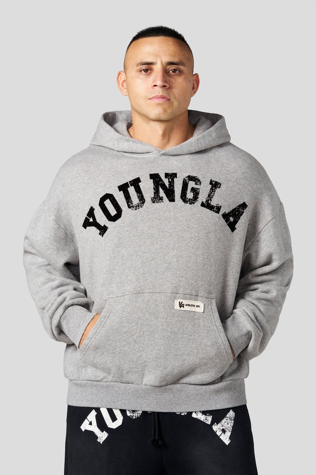 YoungLA 5022 - Arc Collection - Hoodies 'Heather Grey'