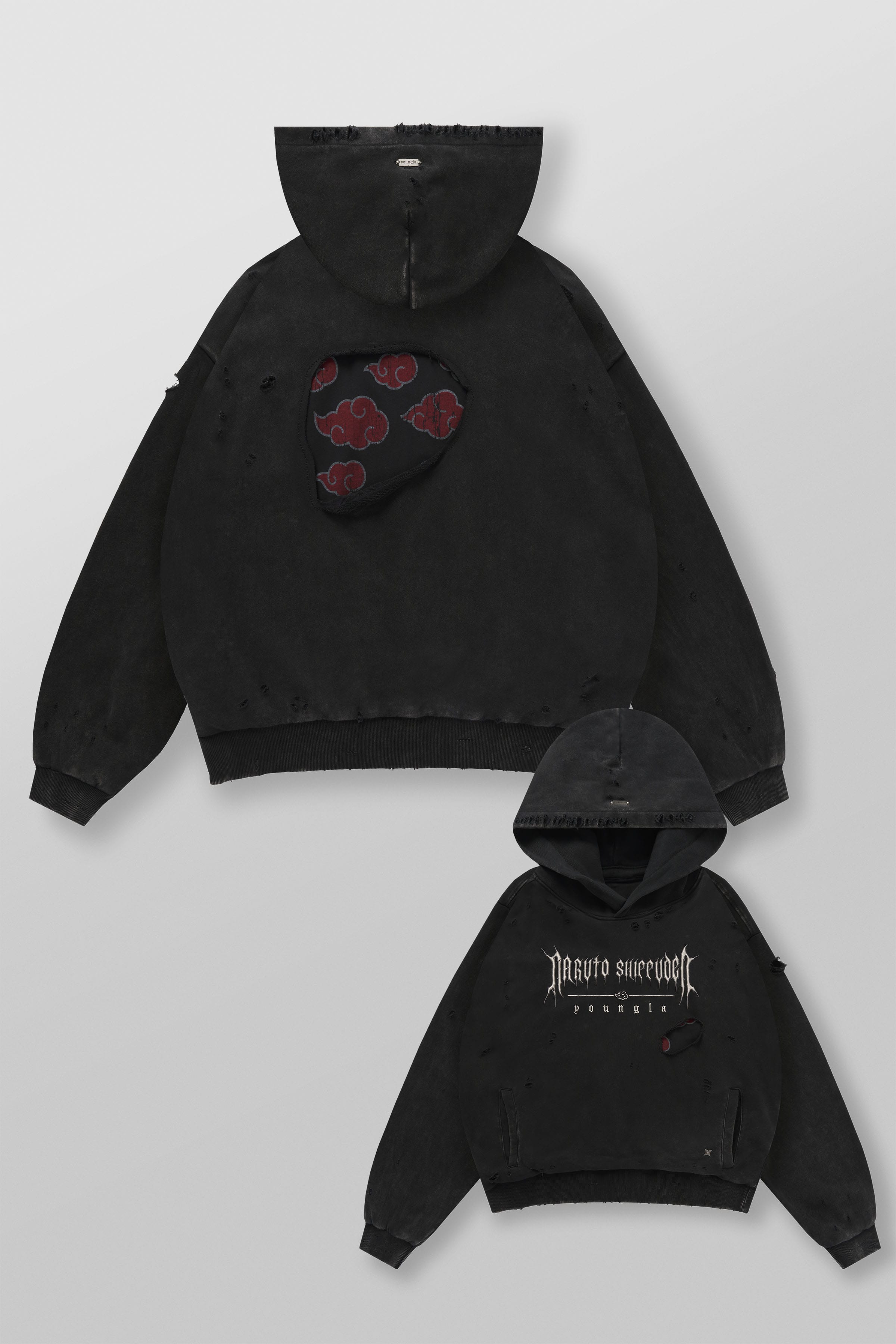 YoungLa 5073 - Naruto Peek Through Hoodies 'Akatsuki'