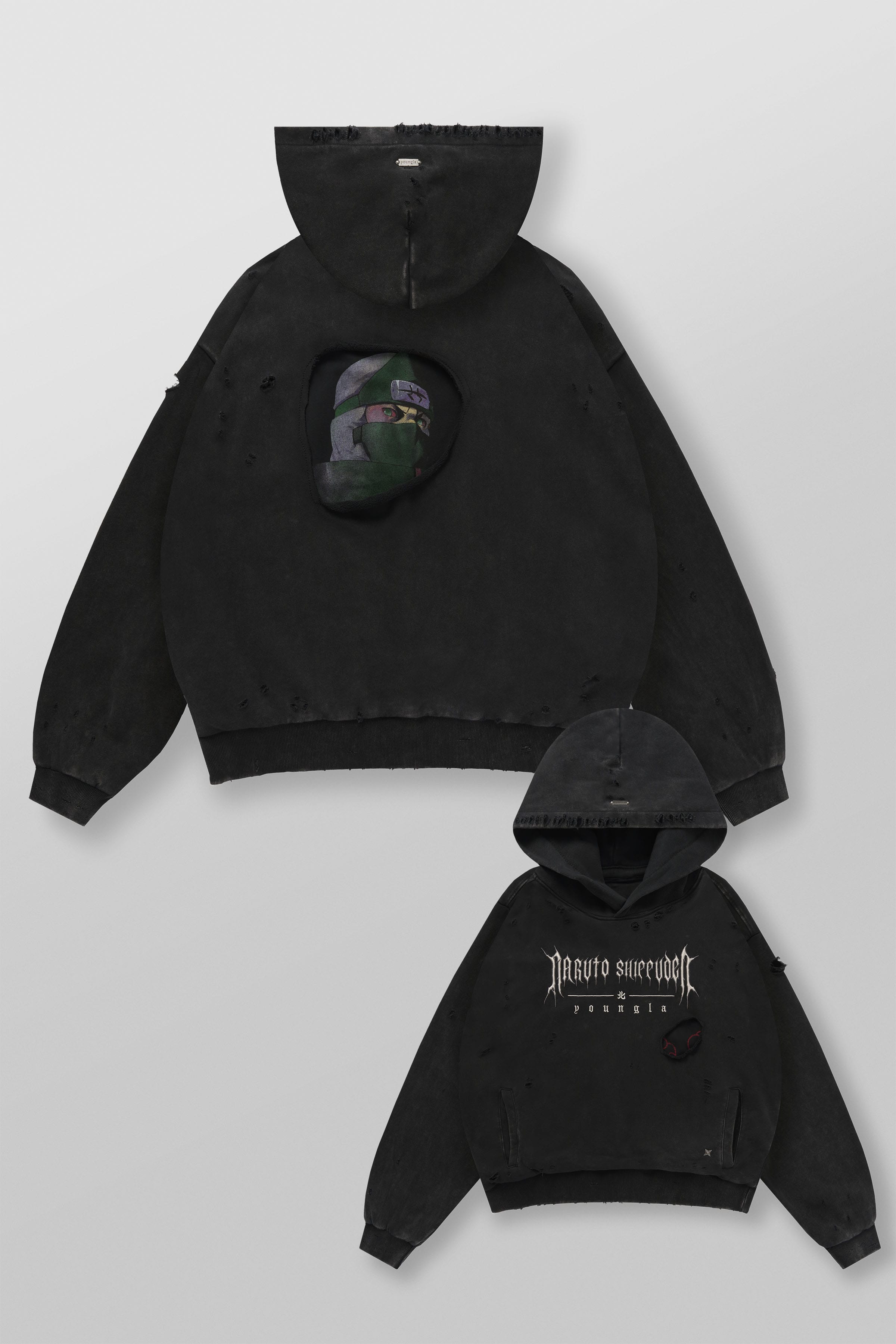 YoungLa 5073 - Naruto Peek Through Hoodies 'Kakuzu'