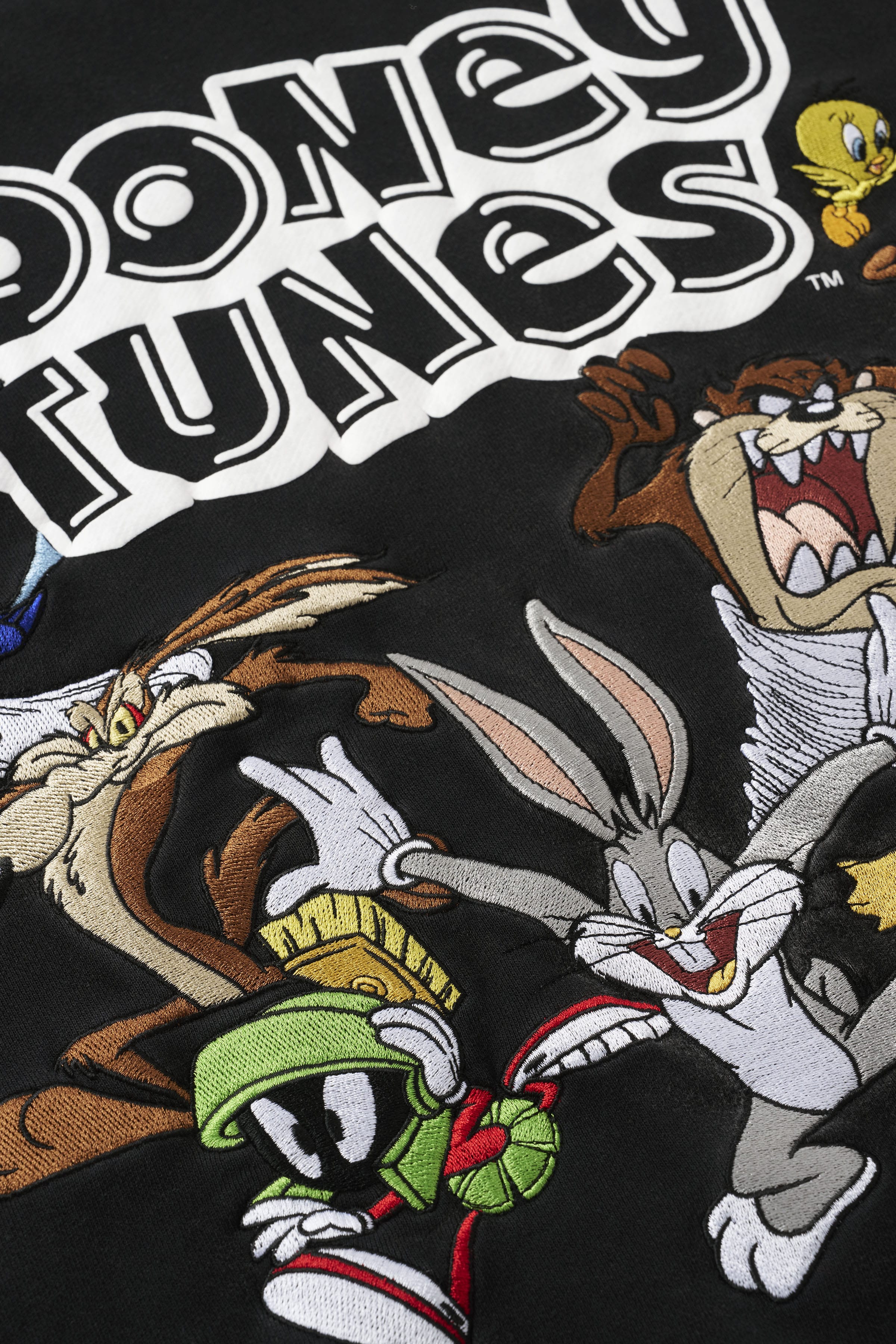 Young La 5114 - Looney Tunes Embroidered Hoodies 'The Crew'