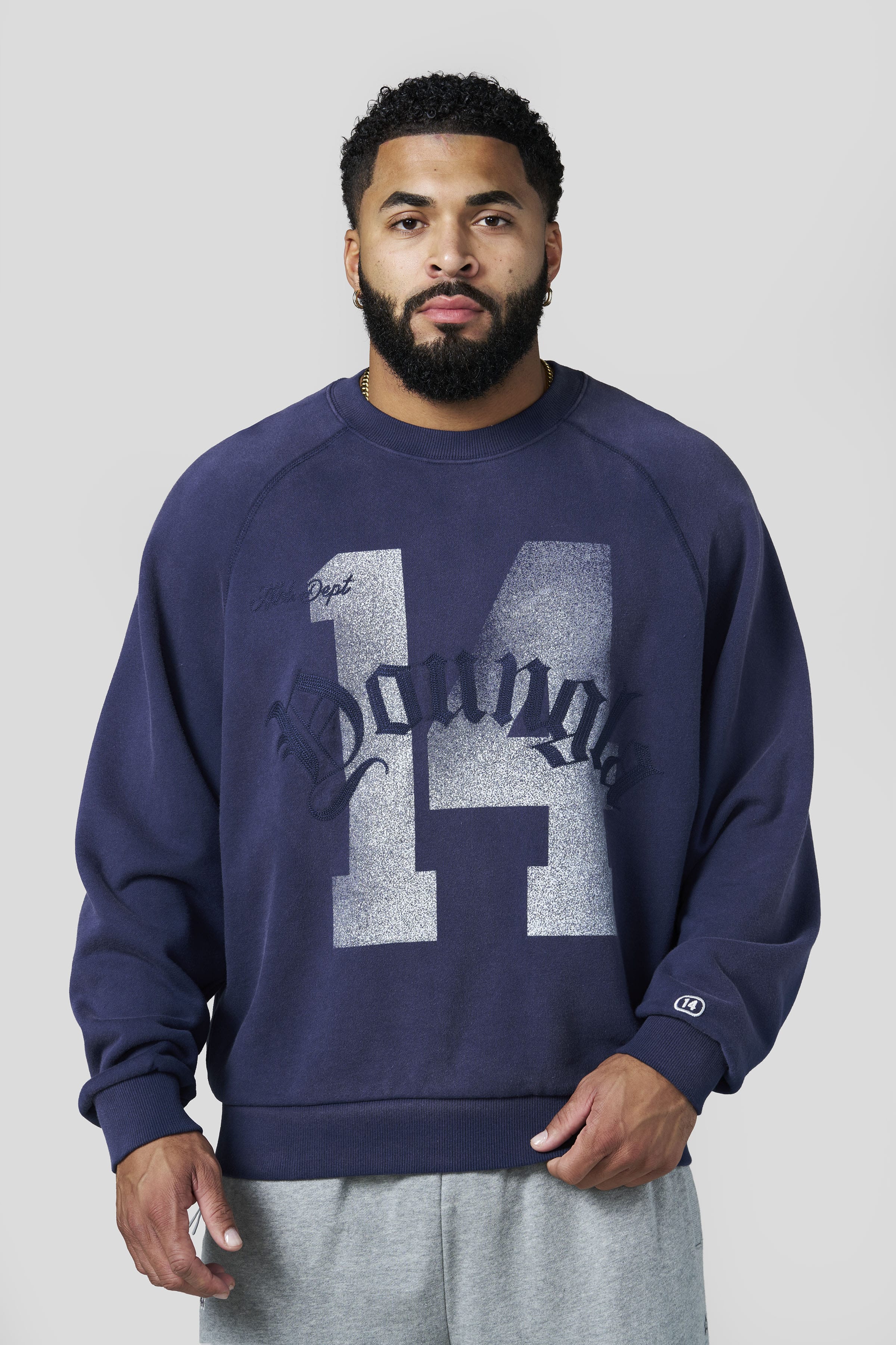 YoungLA 5131 - Golden Era Crewnecks 'Navy Wash'